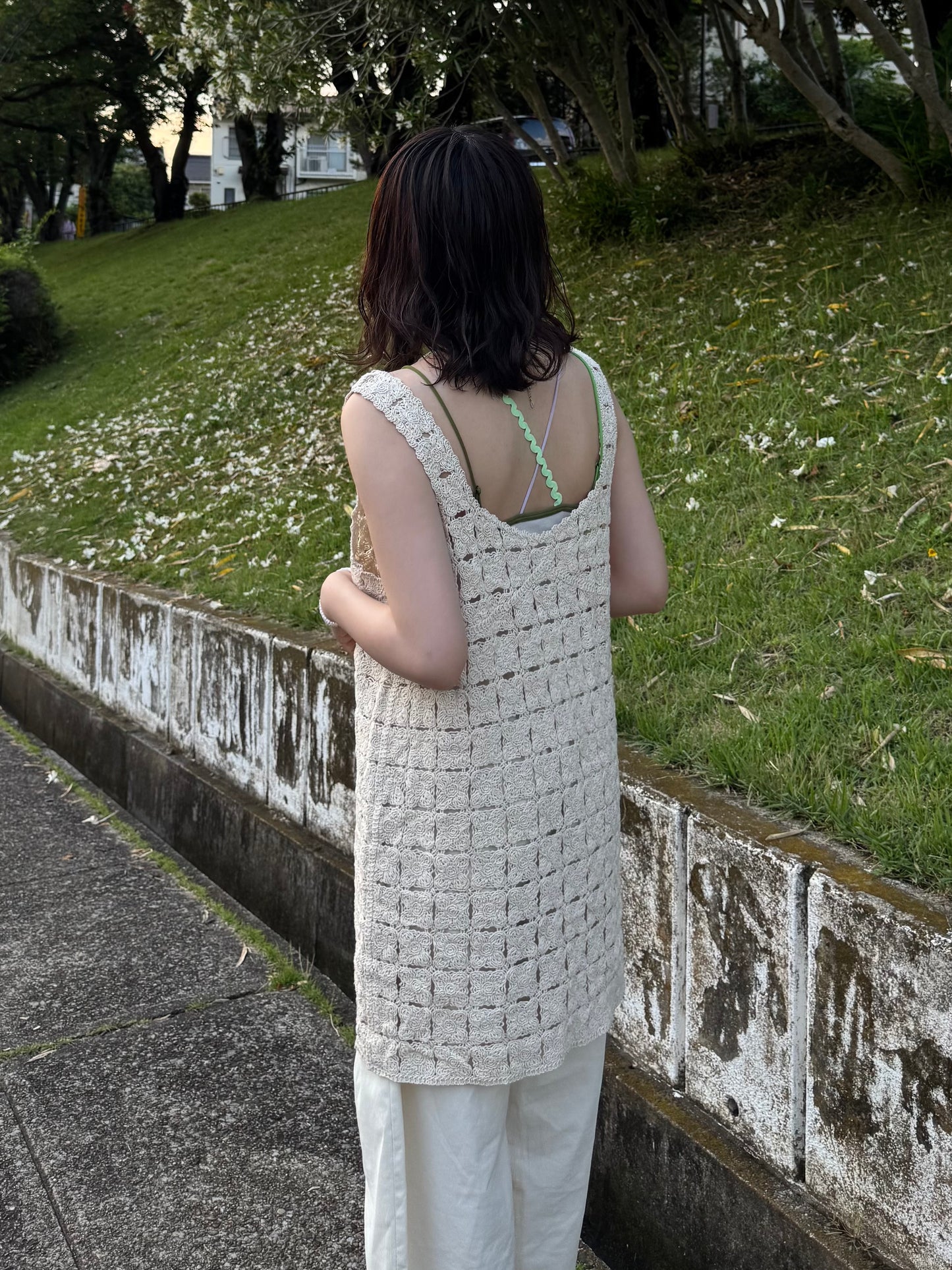 クロシェレイヤードワンピース DPC03076