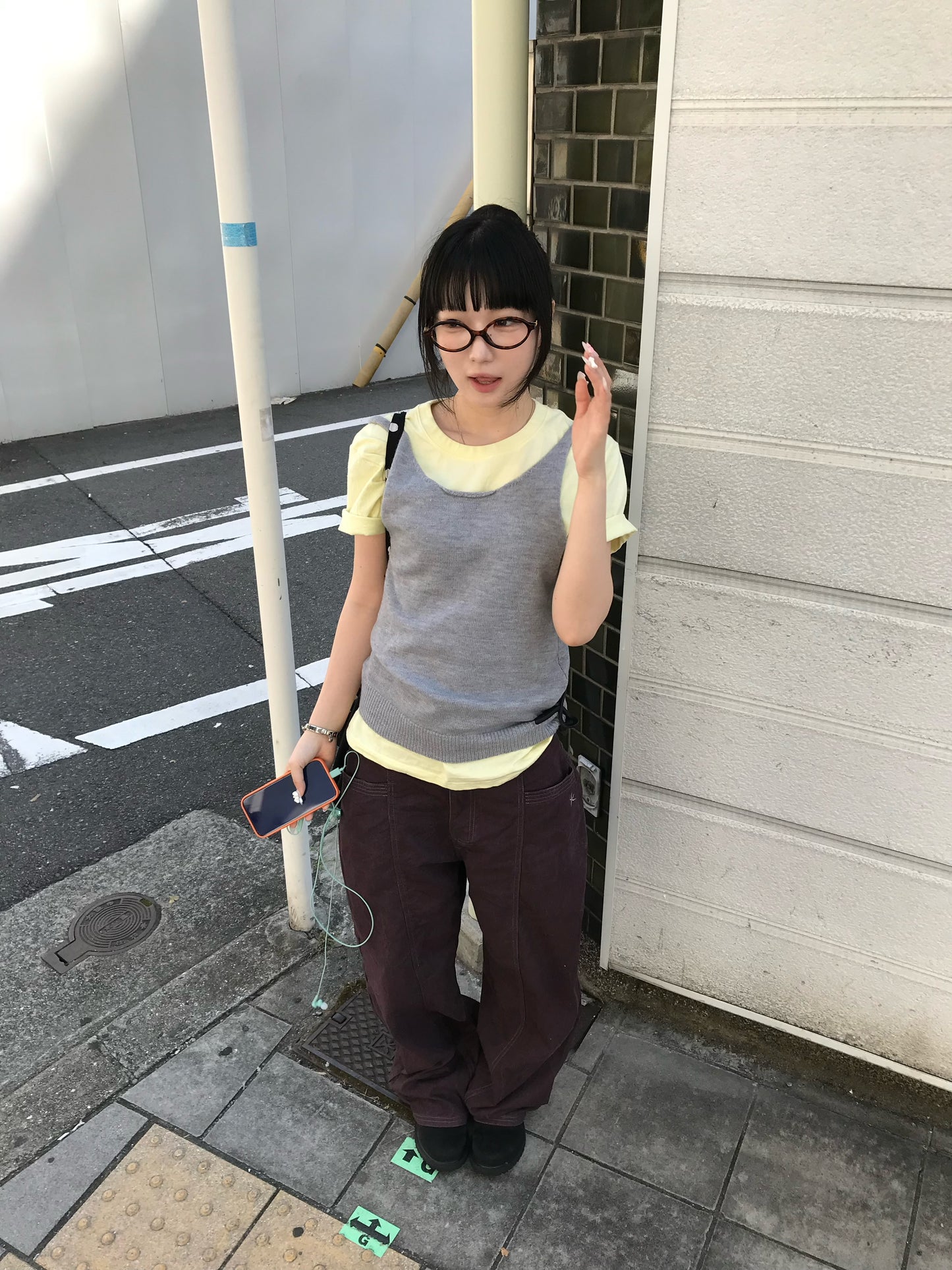 リブニットキャミトップ DPB85535
