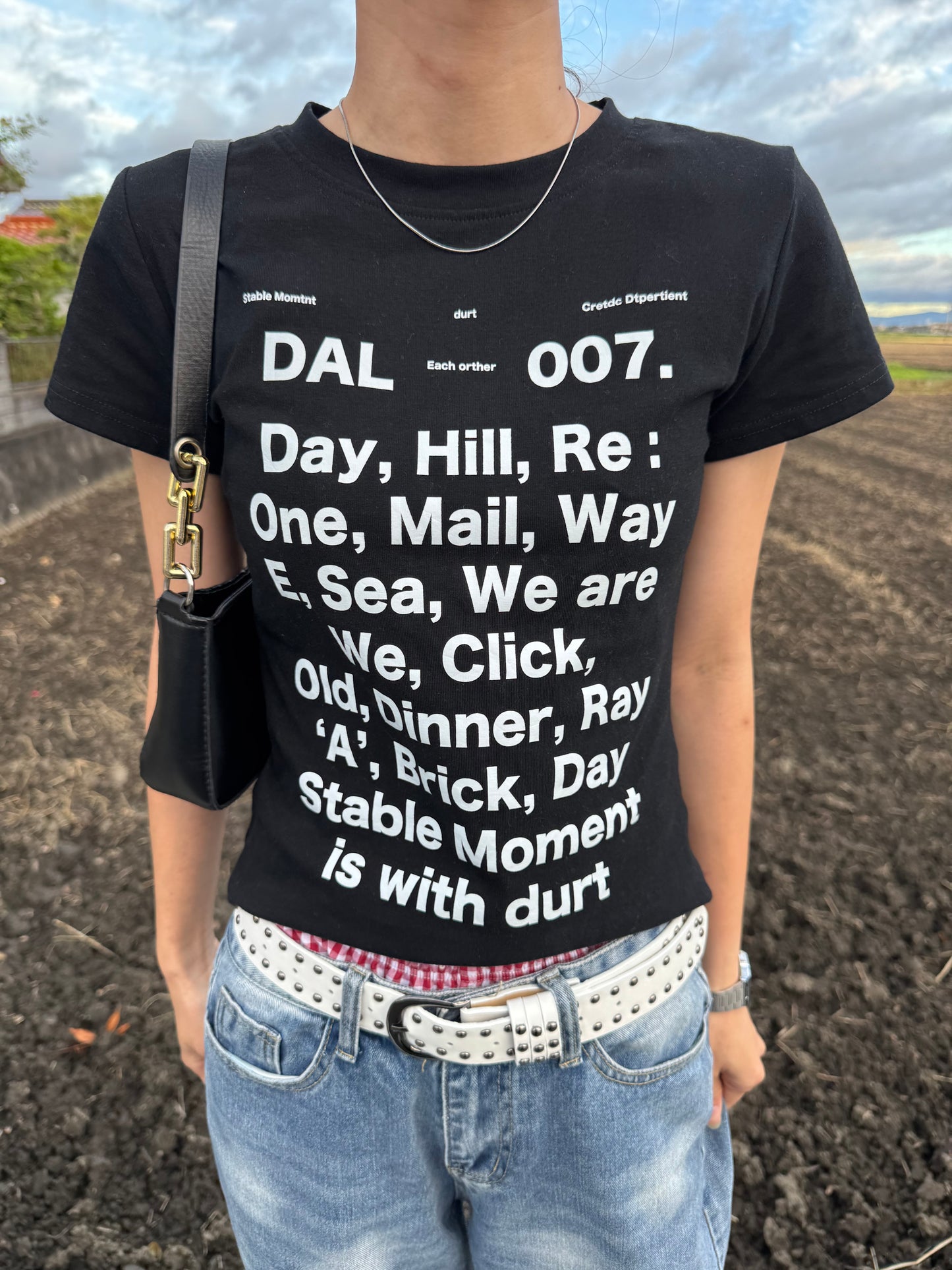 レタリングロゴTシャツ DPC07030