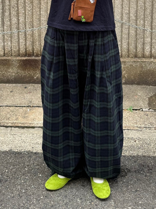 カーブラインチェックパンツ DPB85295