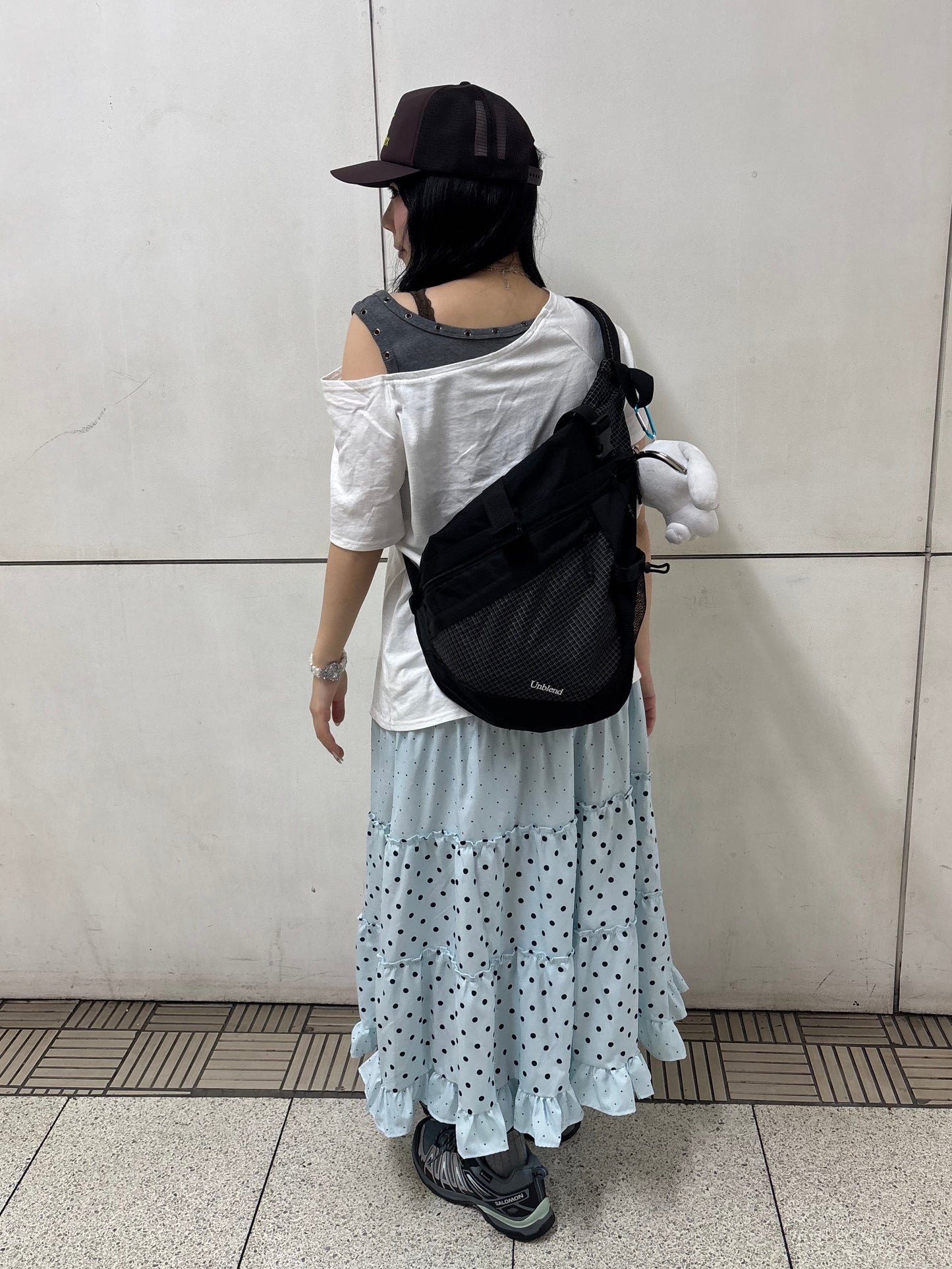 ドットフリルロングスカート DPB89246