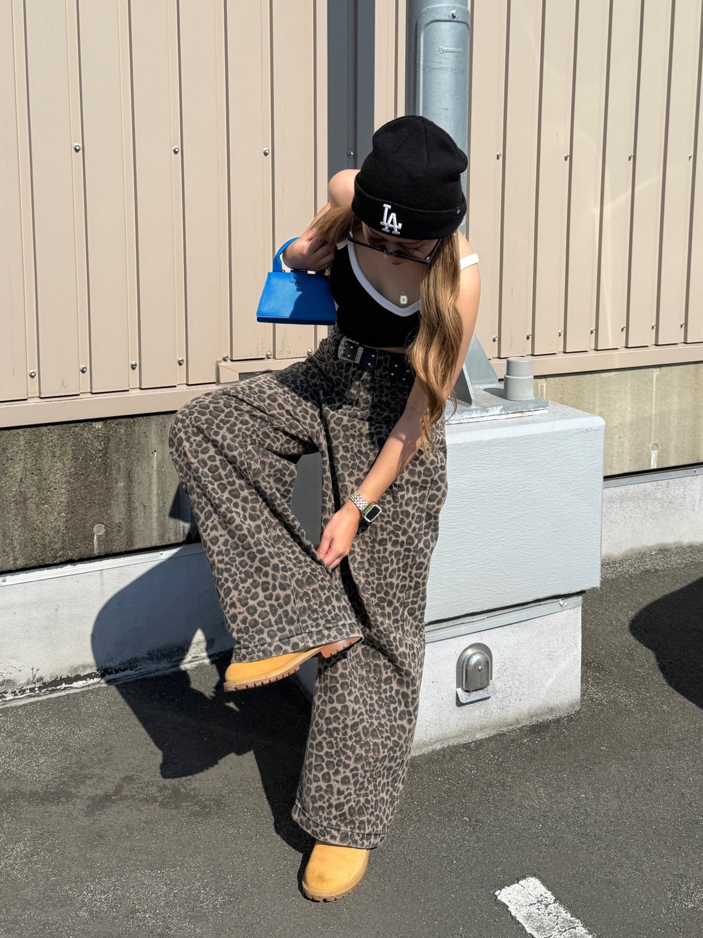 ルーズレオパードパンツ DPB73233