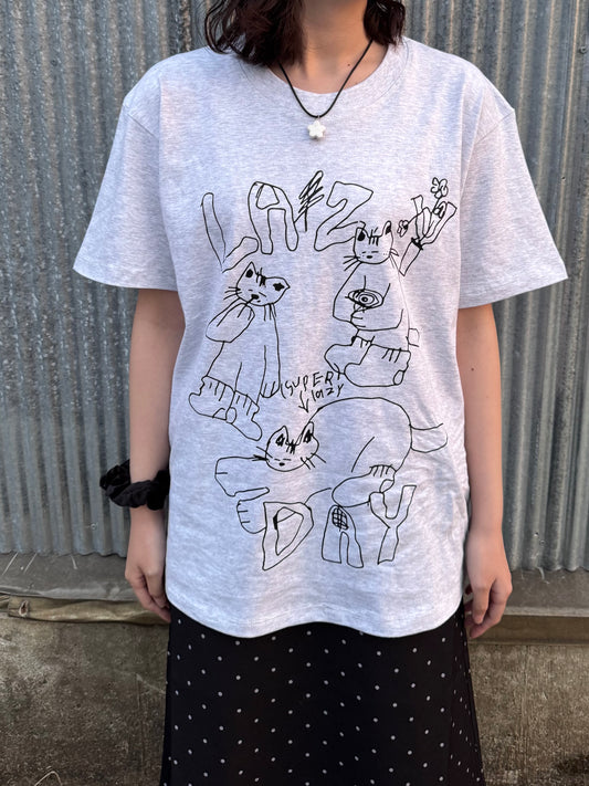 オヒルネキャットTシャツ DPC03055