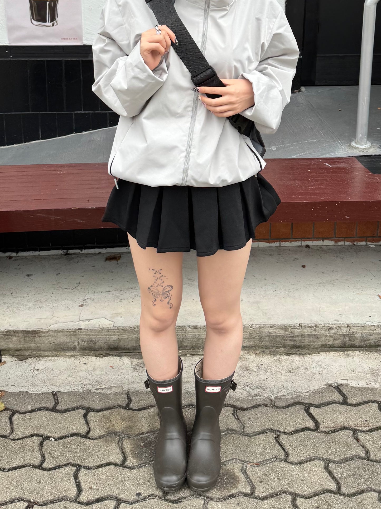 プリーツショートスカートパンツ DPB85355