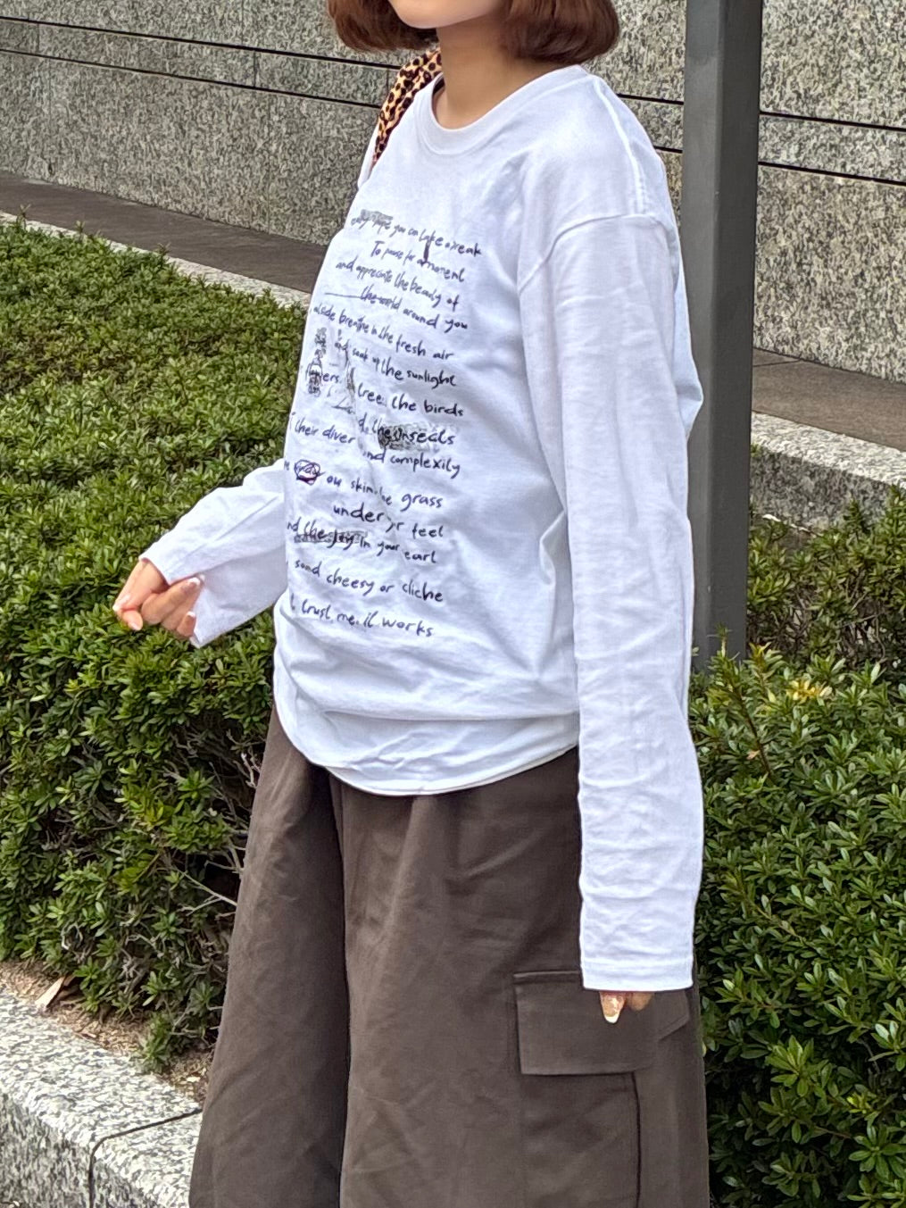 ロゴロングスリーブTシャツ DPA61463
