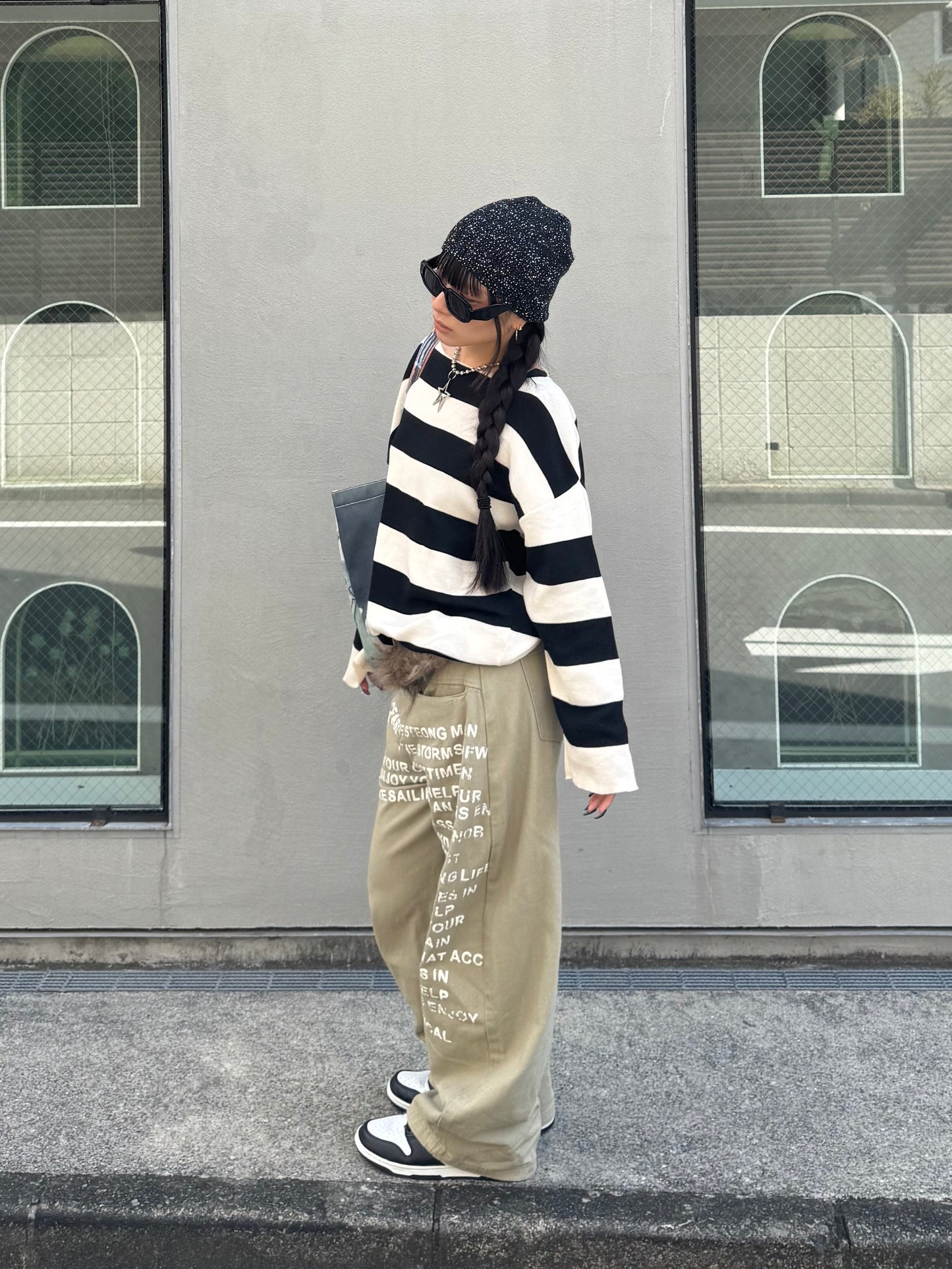 レタリングデザインパンツ DPB86149