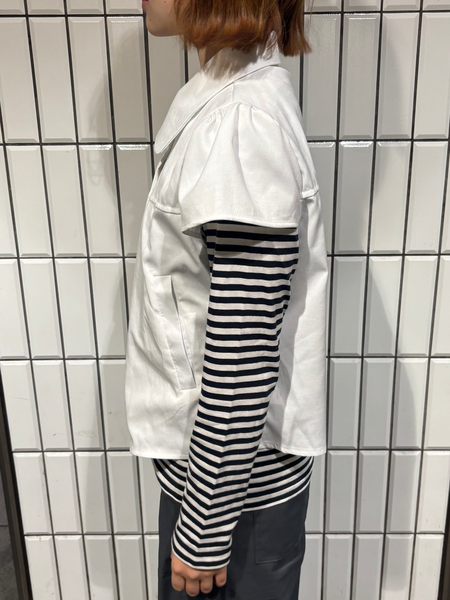 フロントボタンブラウス DPC04006