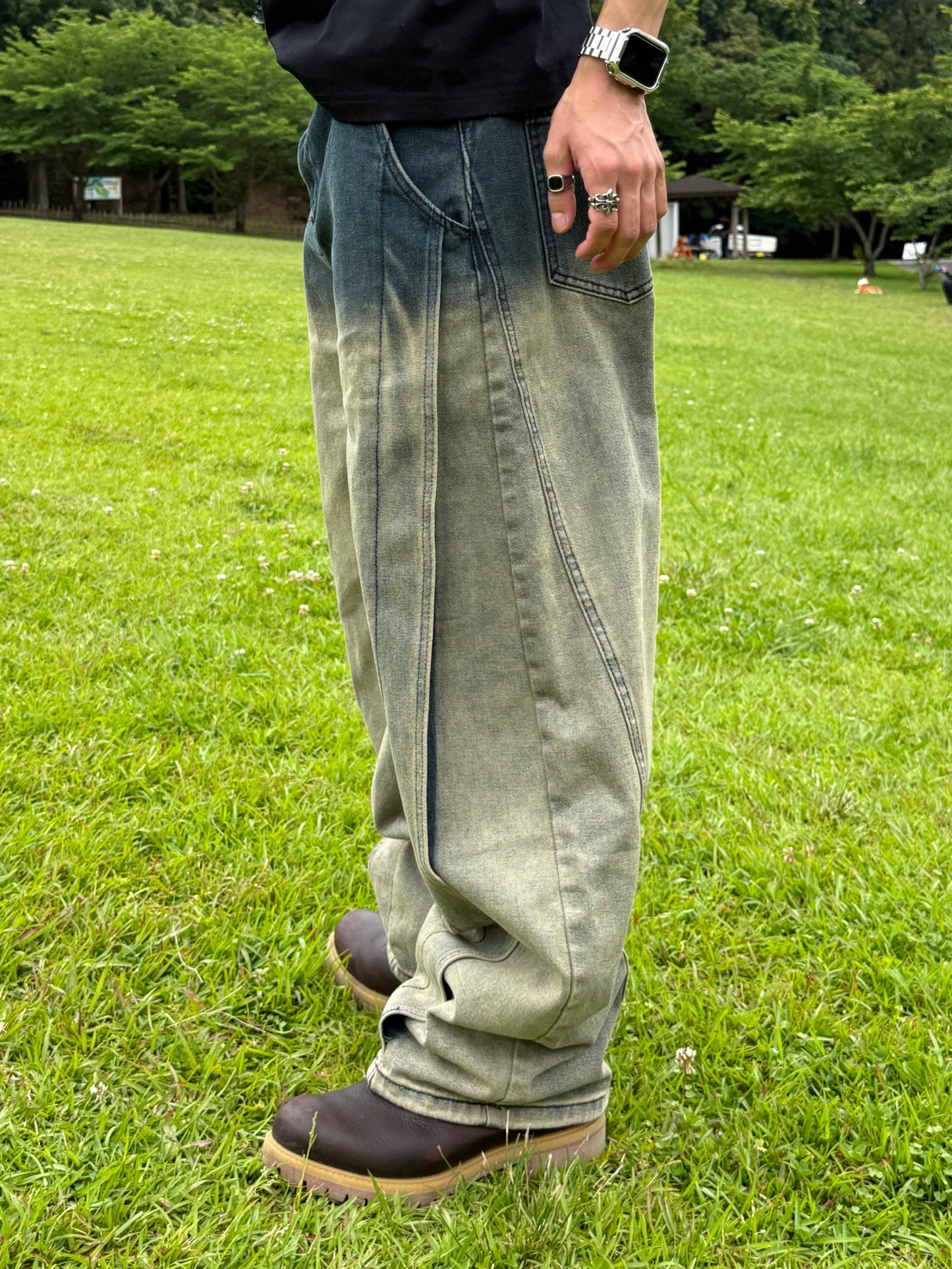 Kenshin_グラデーションバルーンデニムパンツ DPB73377