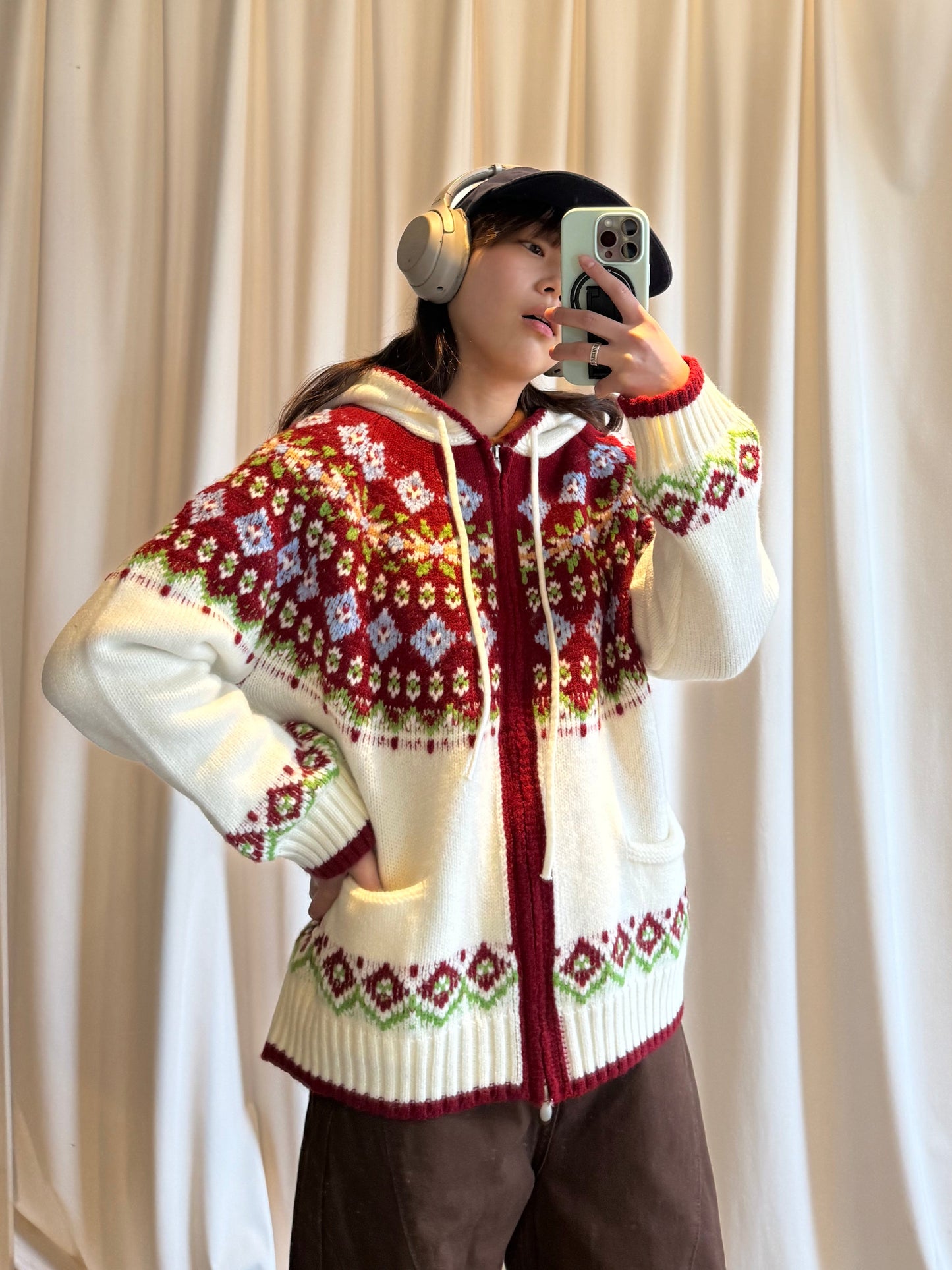 ノルディックフルジップニット DPB91065