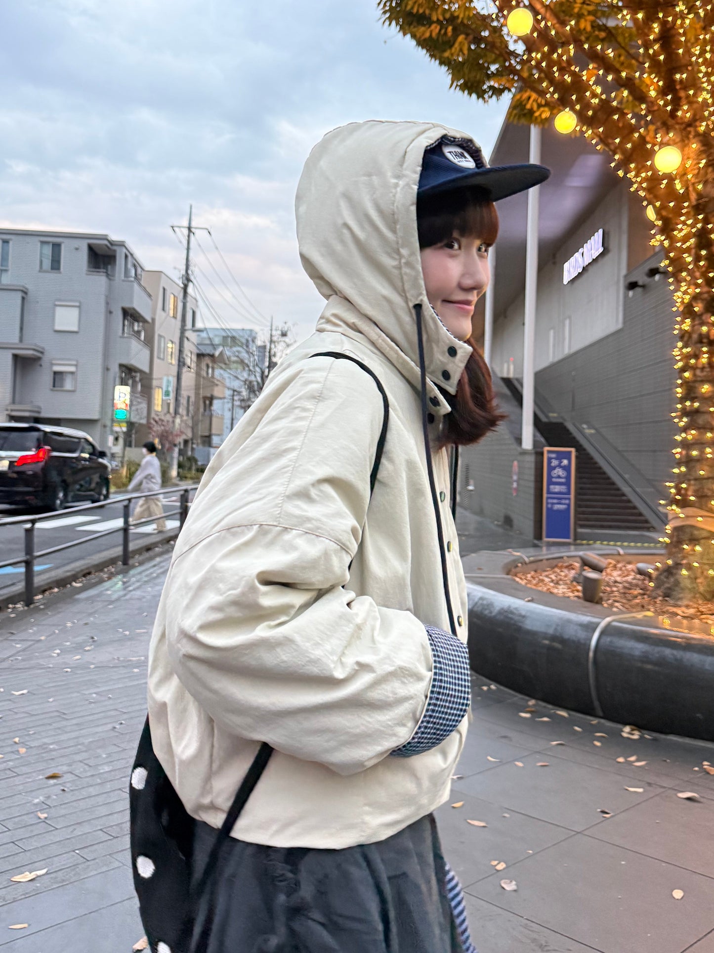 チェックダウンジャケット DPA43716