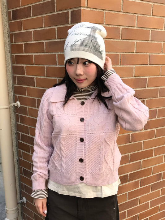 ケーブルカラーカーディガン DPB89217