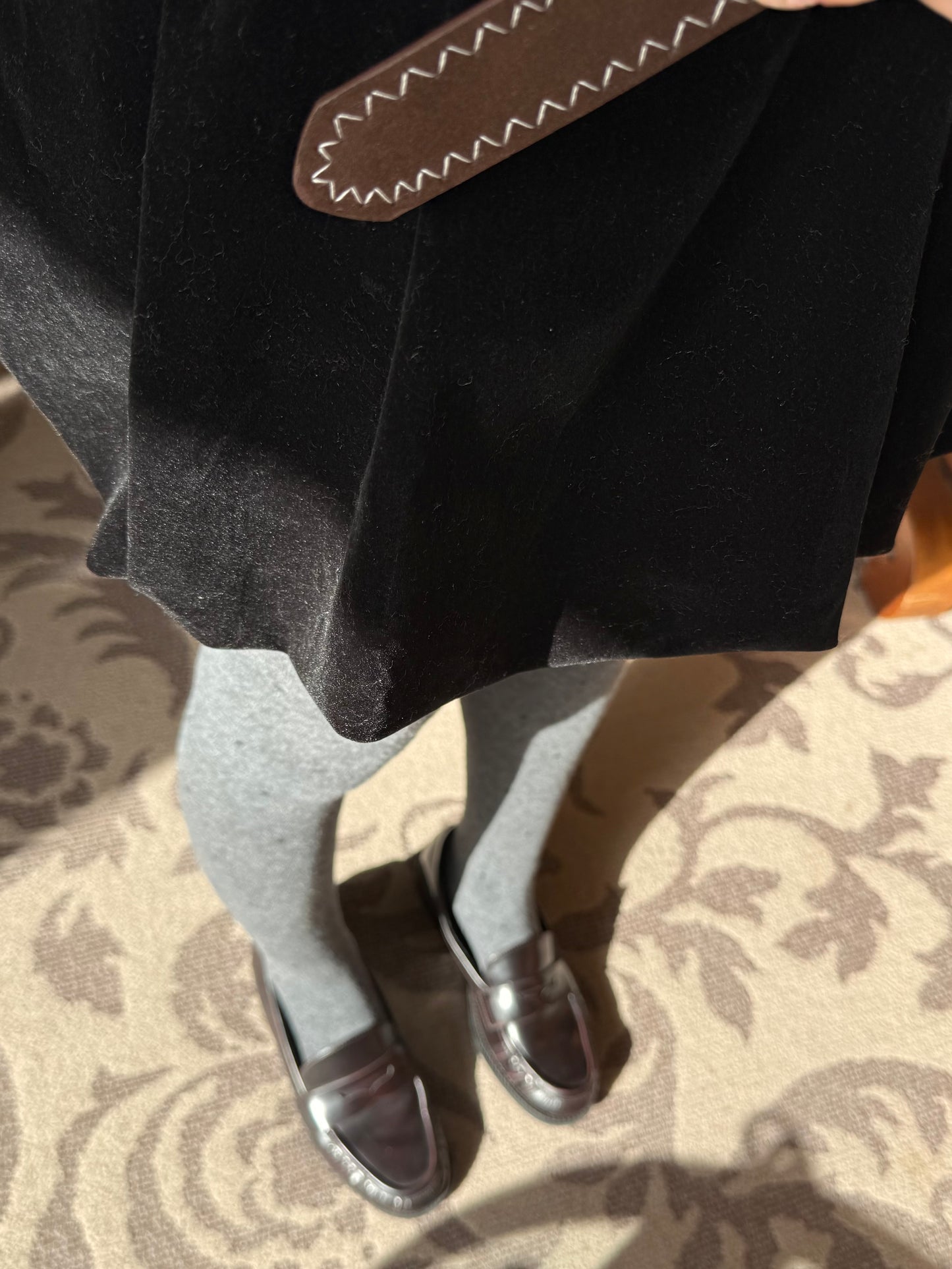 ブラックバルーンミニスカート DPA43719