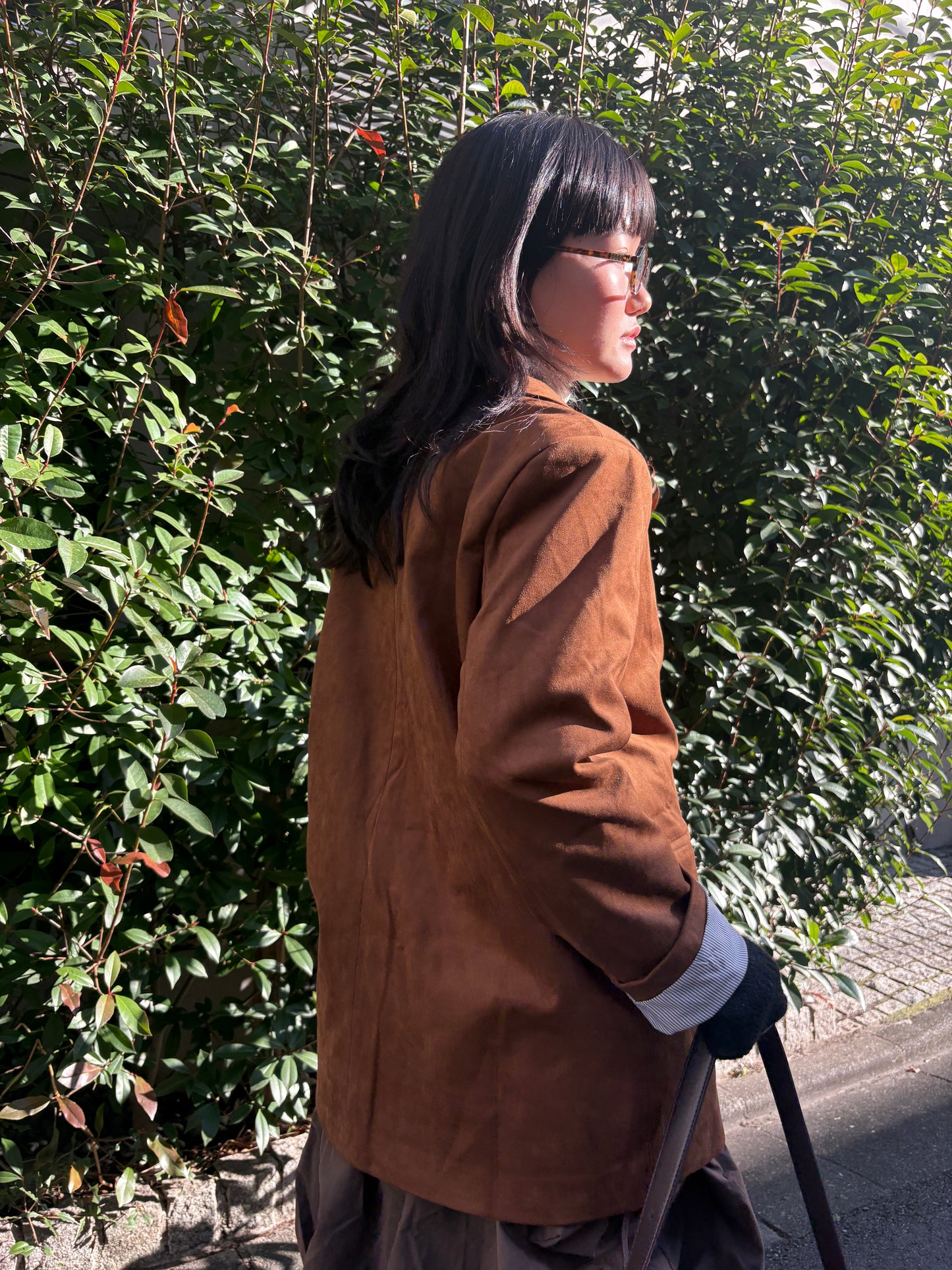 スエードライクテーラードジャケット DPA43723