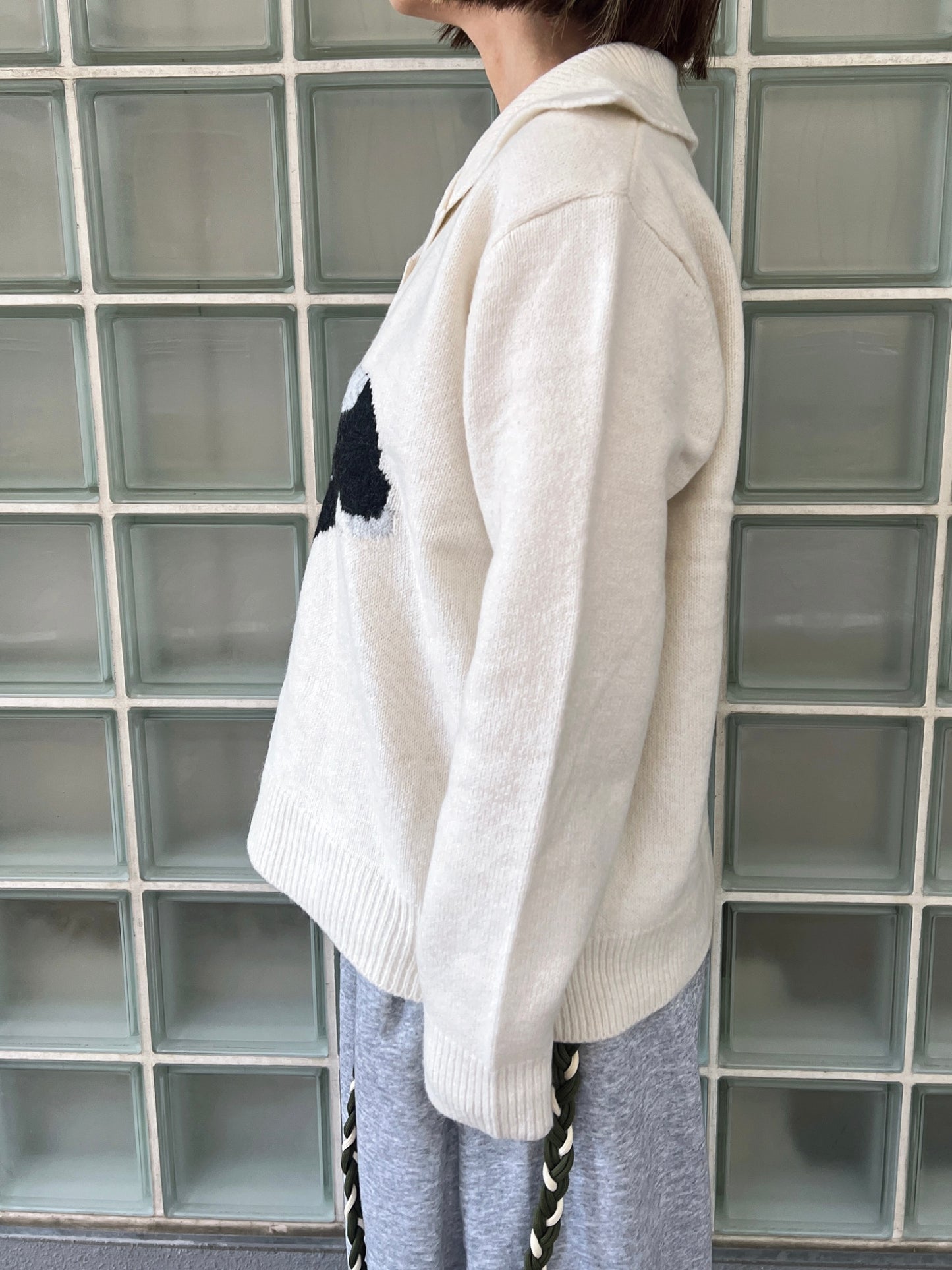 ドッグプリントニットプルオーバー DPB79220