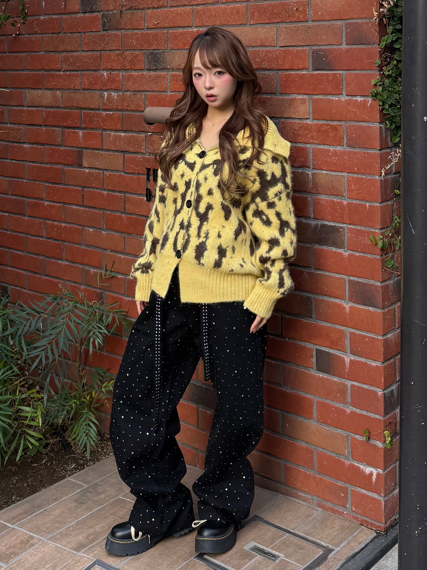 ラメストレードデニムパンツ DPB86168