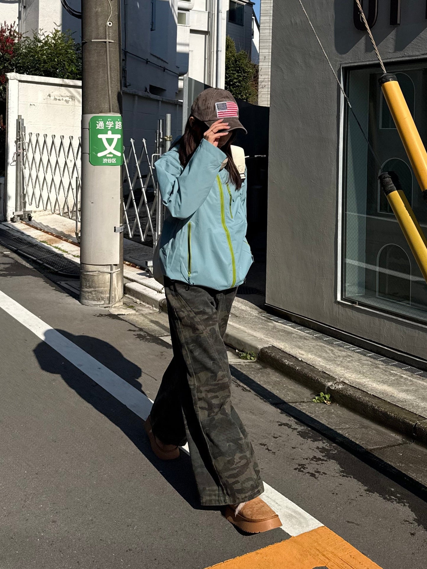 カモフラボリュームデニムパンツ DPB91097