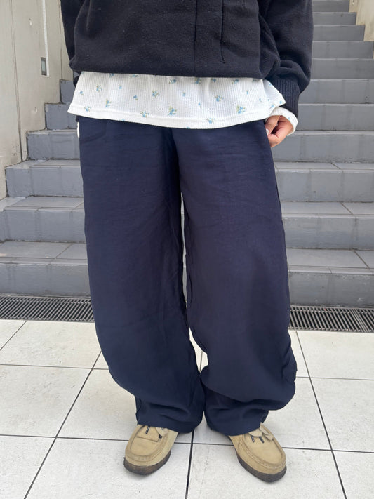 リネンソフトワイドパンツ DPC04031