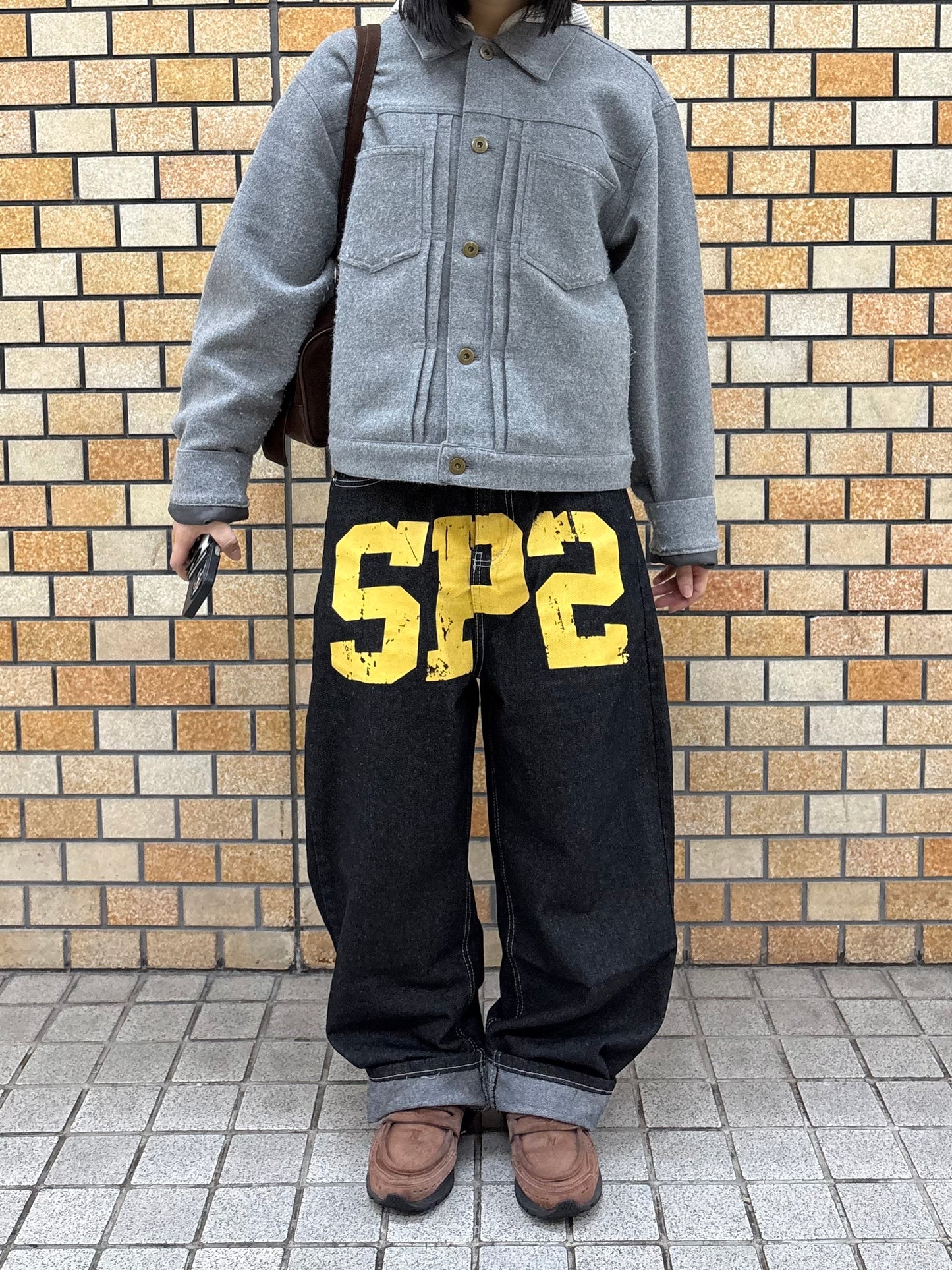 ハイストリートウォッシュロゴデニムパンツ DPB99026