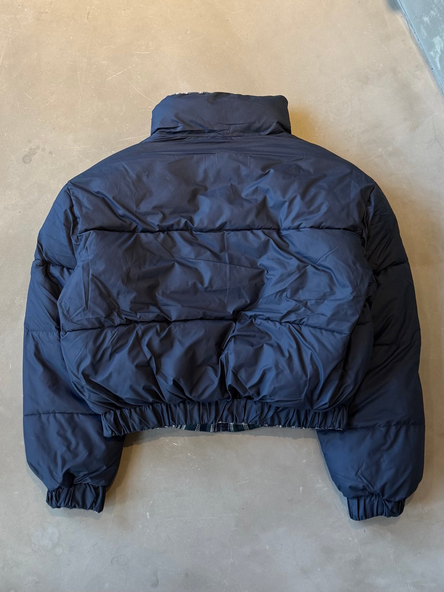 リバーシブルチェック中綿ジャケット DPB91075