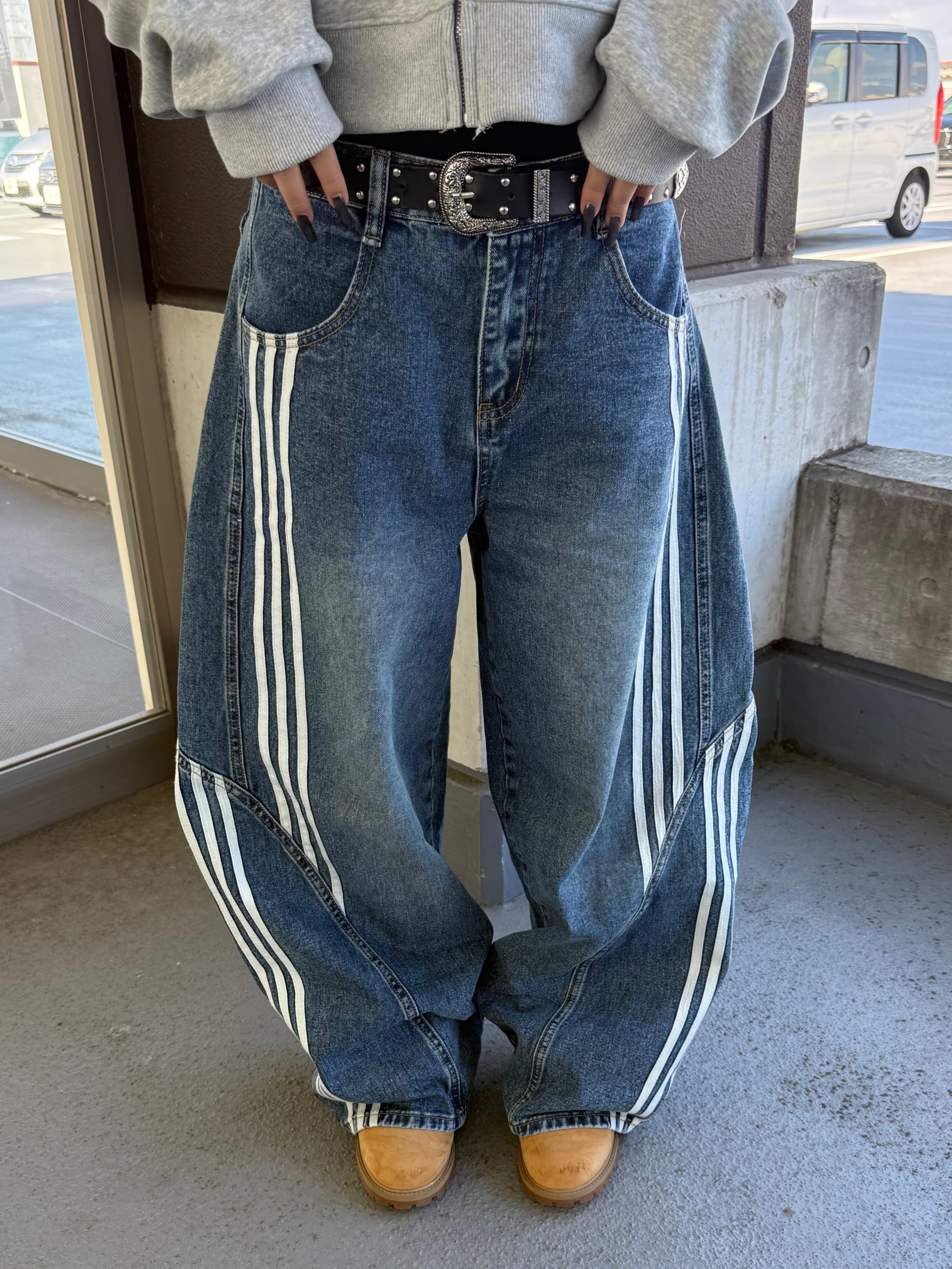 バルーンラインデニムパンツ DPB73531 – CRAMMY