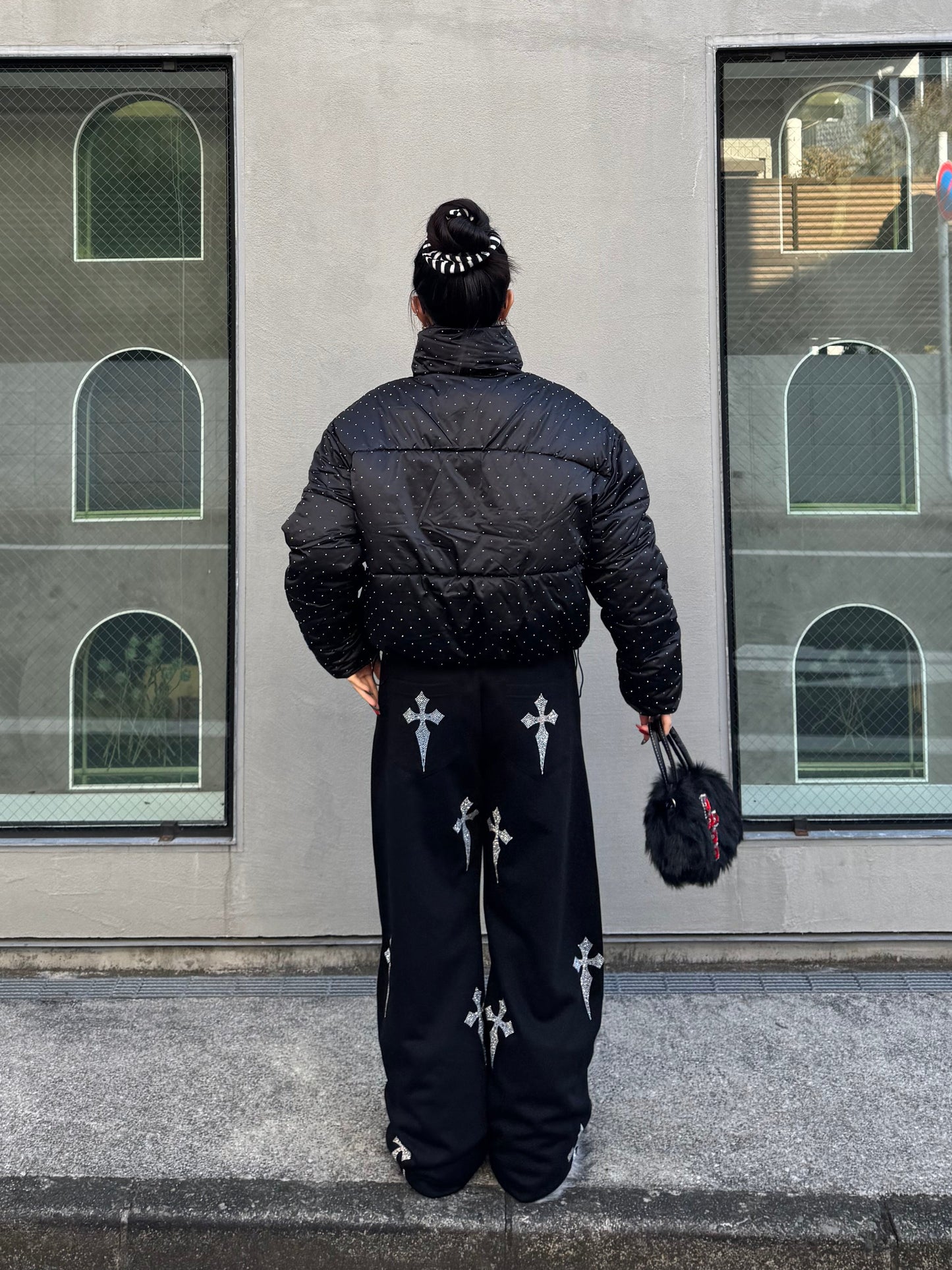 クロスラメスウェットパンツ DPB86167