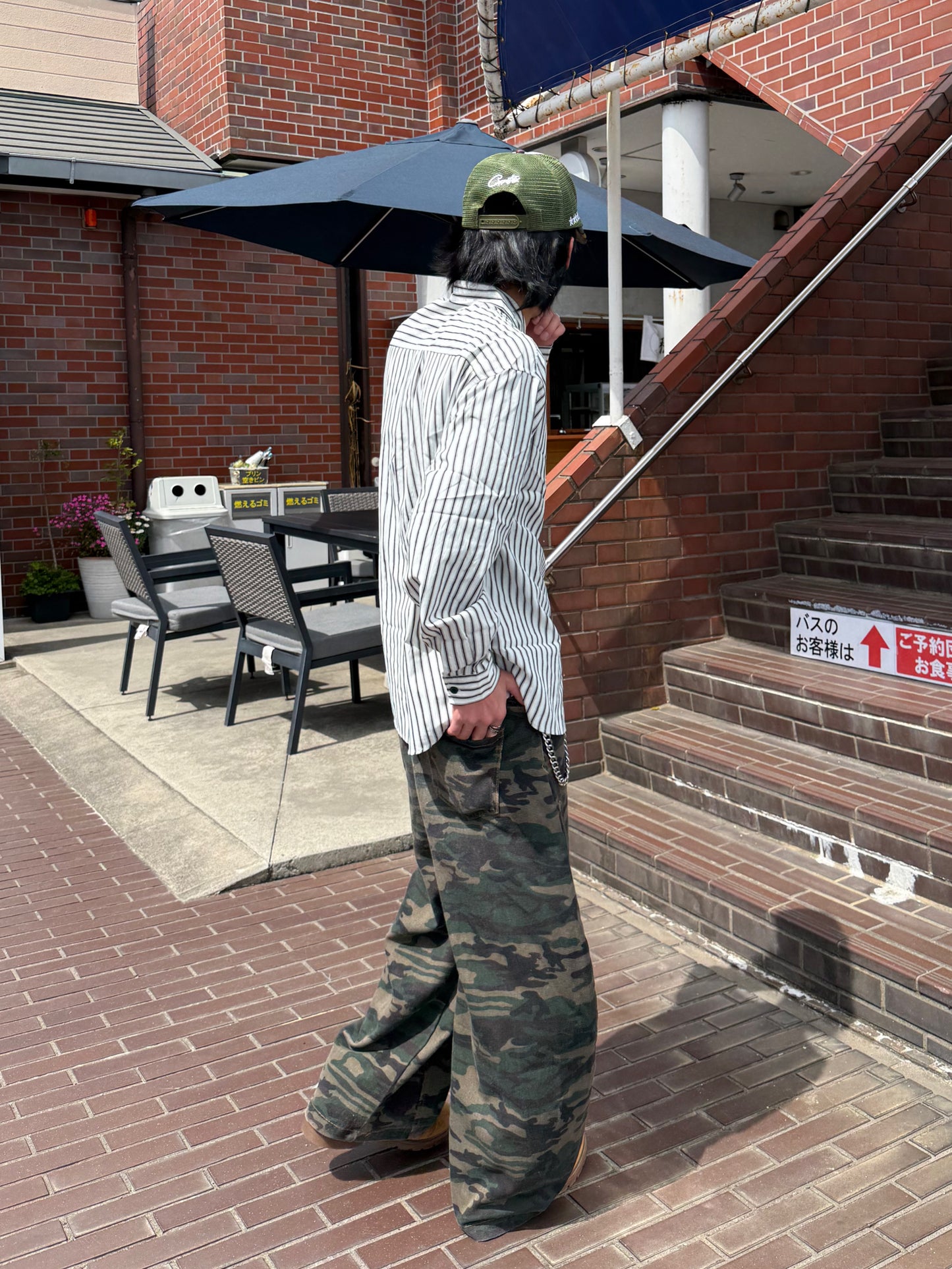 カモフラワイドデニムパンツ DPB90085