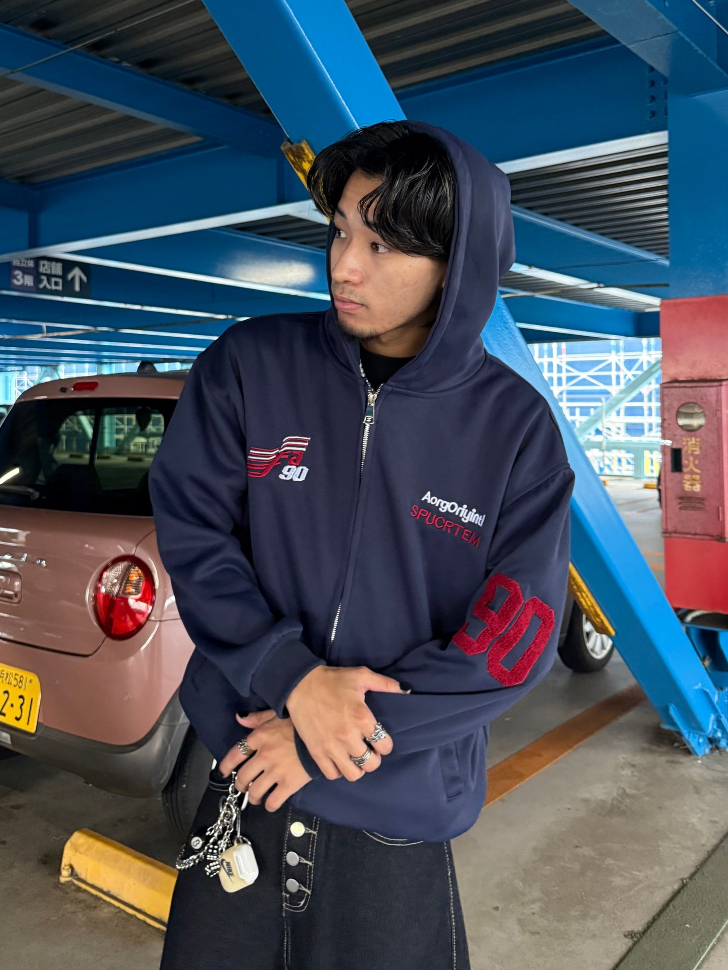 ナインティージップパーカー DPB73442