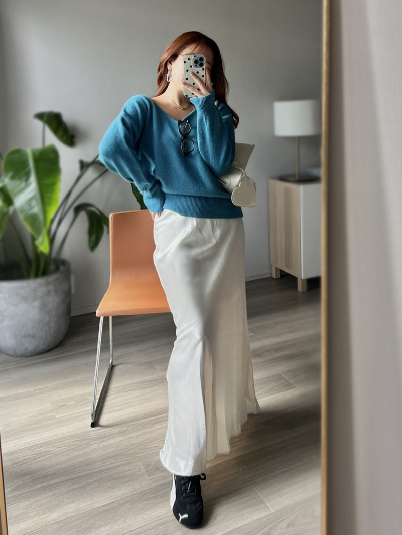 Vネックニットトップス DPB56339