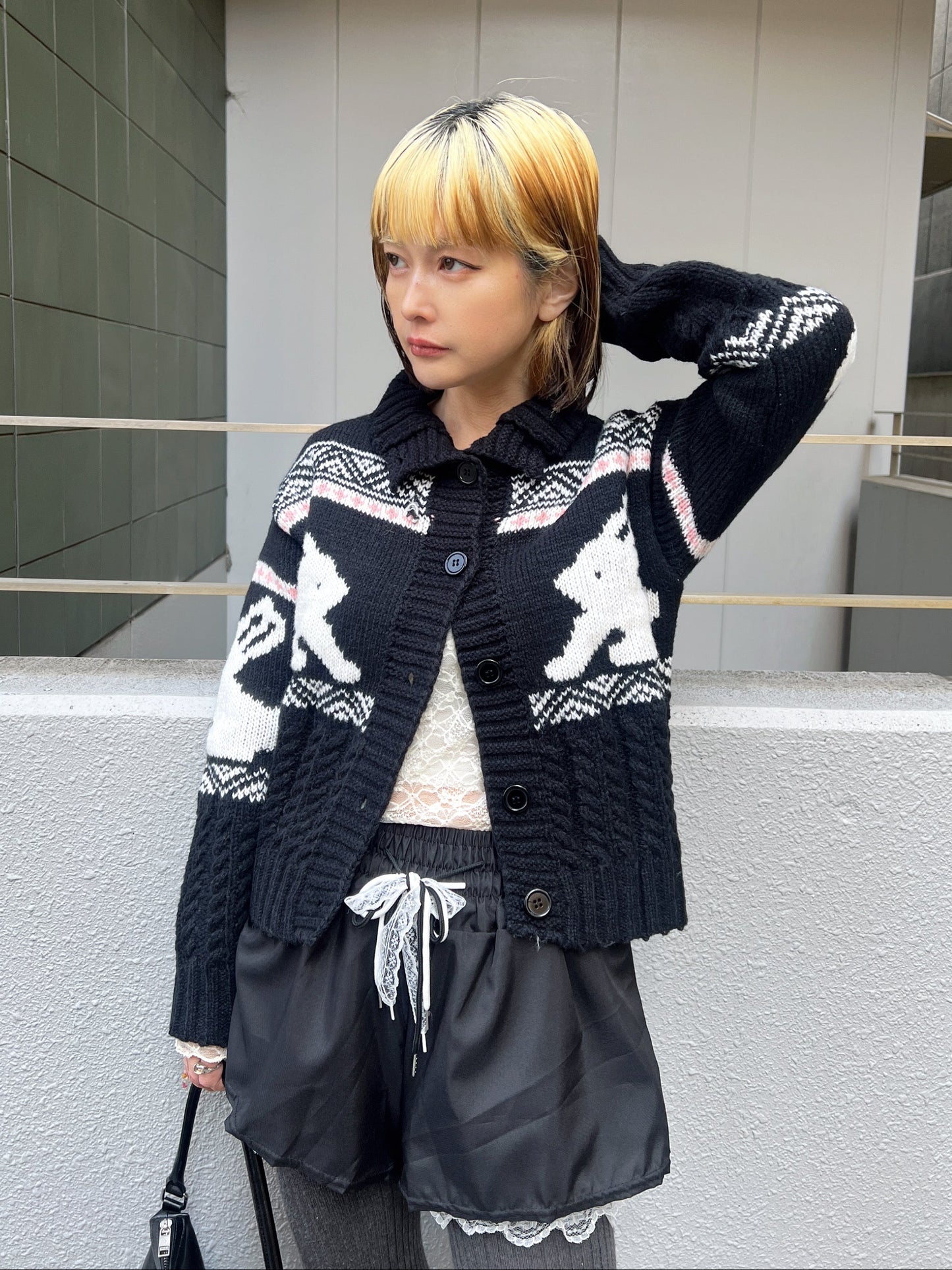 レースレイヤードマイクロショートパンツ DPB79249