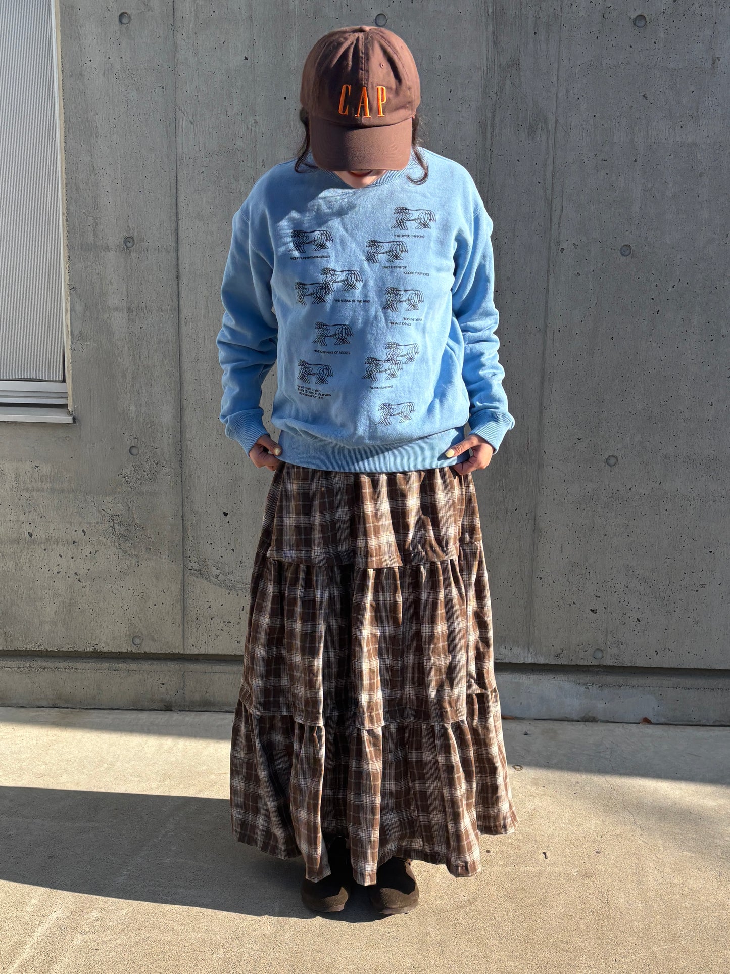 チェックティアードスカート DPB84285