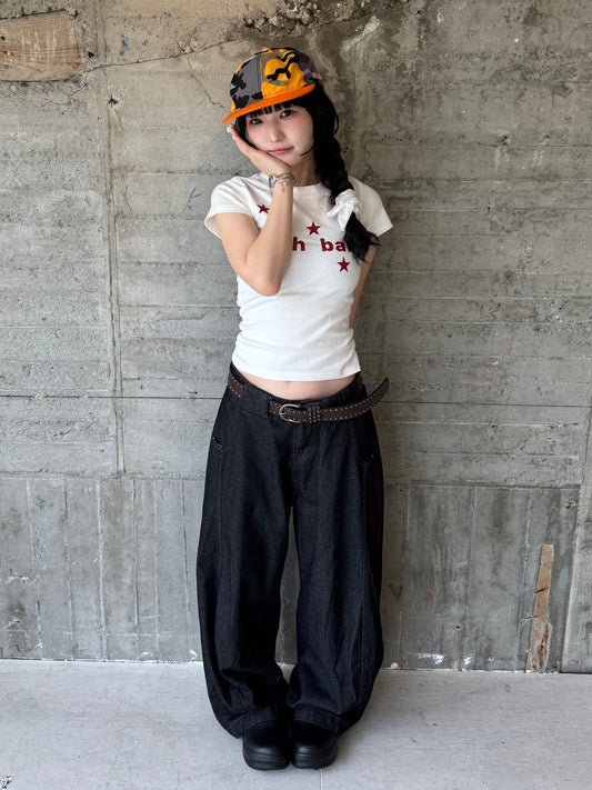 センターラインワイドデニムパンツ DPB85501