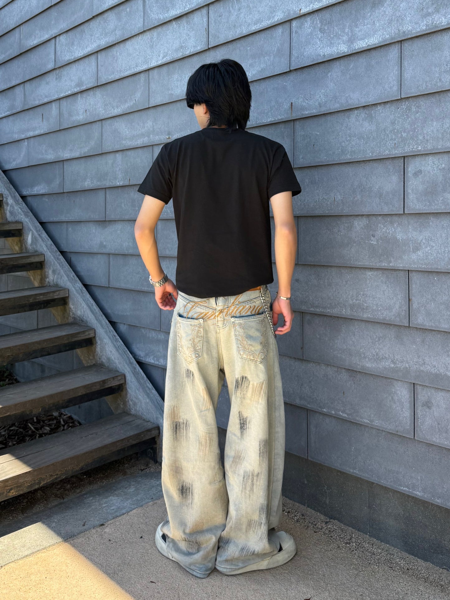 ダメージデニムパンツ DPB90191