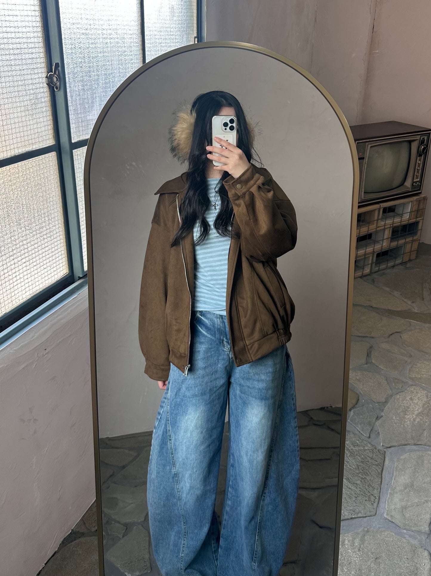 Aラインデニムパンツ DPB95067