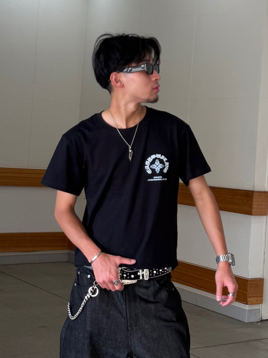 ゴシックバックロゴTシャツ DPB90210