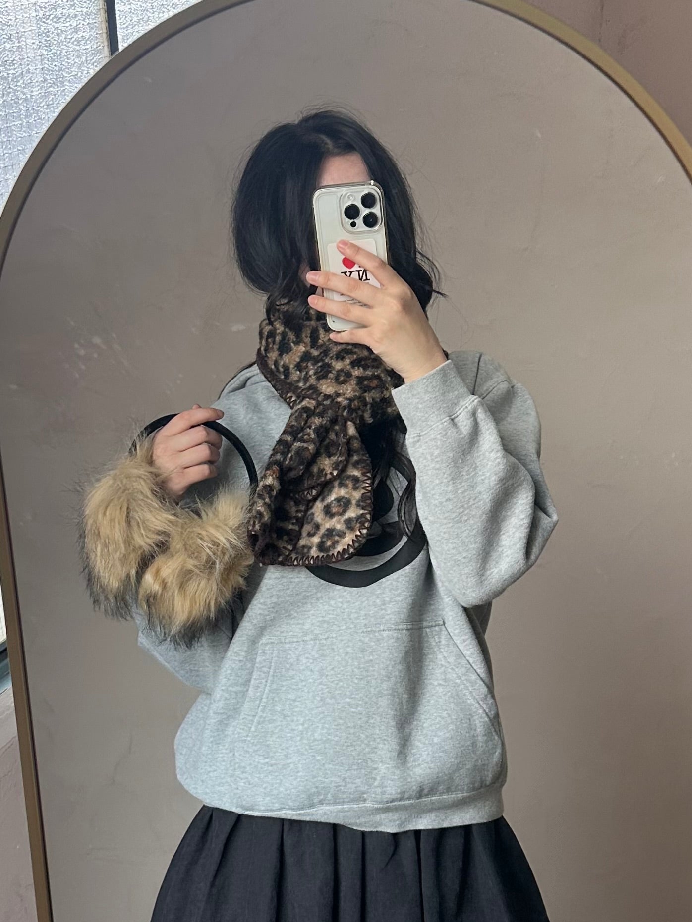 レオパードステッチマフラー DPB95058