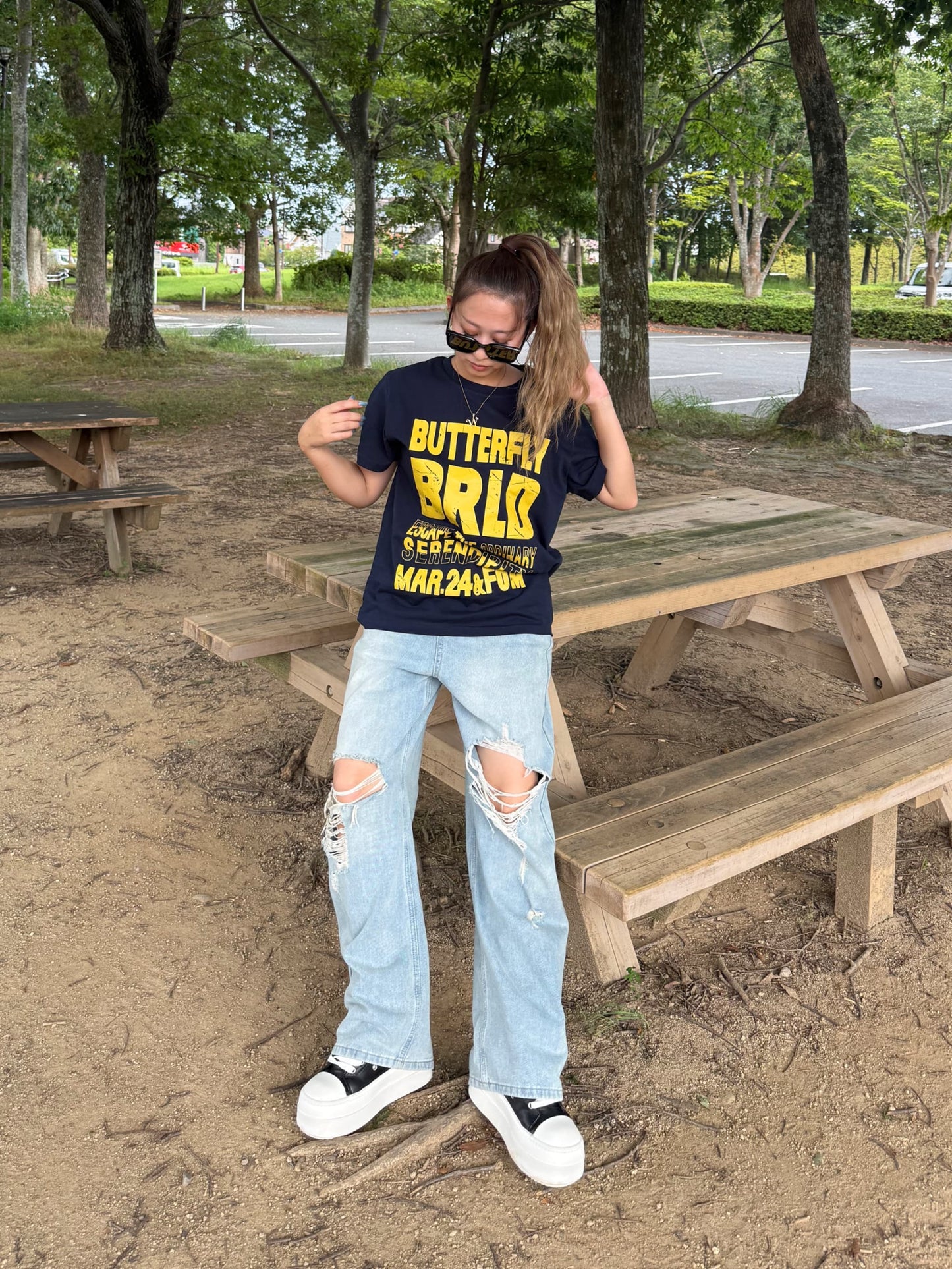 フロントロゴオーバーTシャツ DPB73676