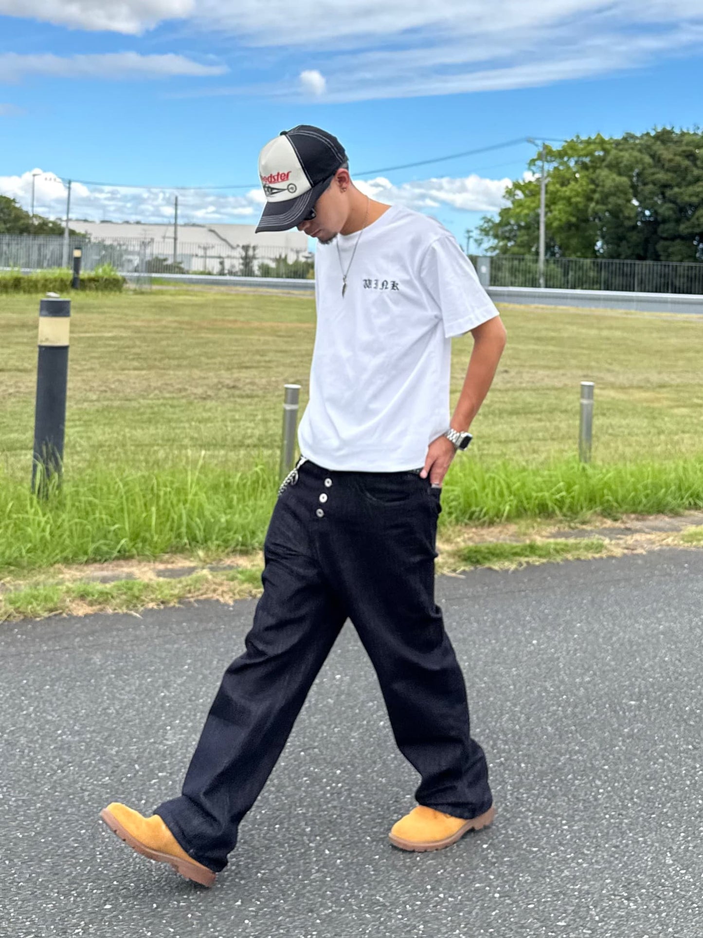 【即納】ボタンデザインパンツ DPB90231S