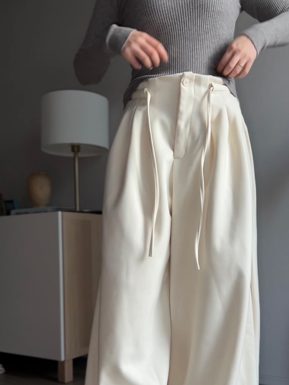 ハイウエストワイドパンツ DPB56258
