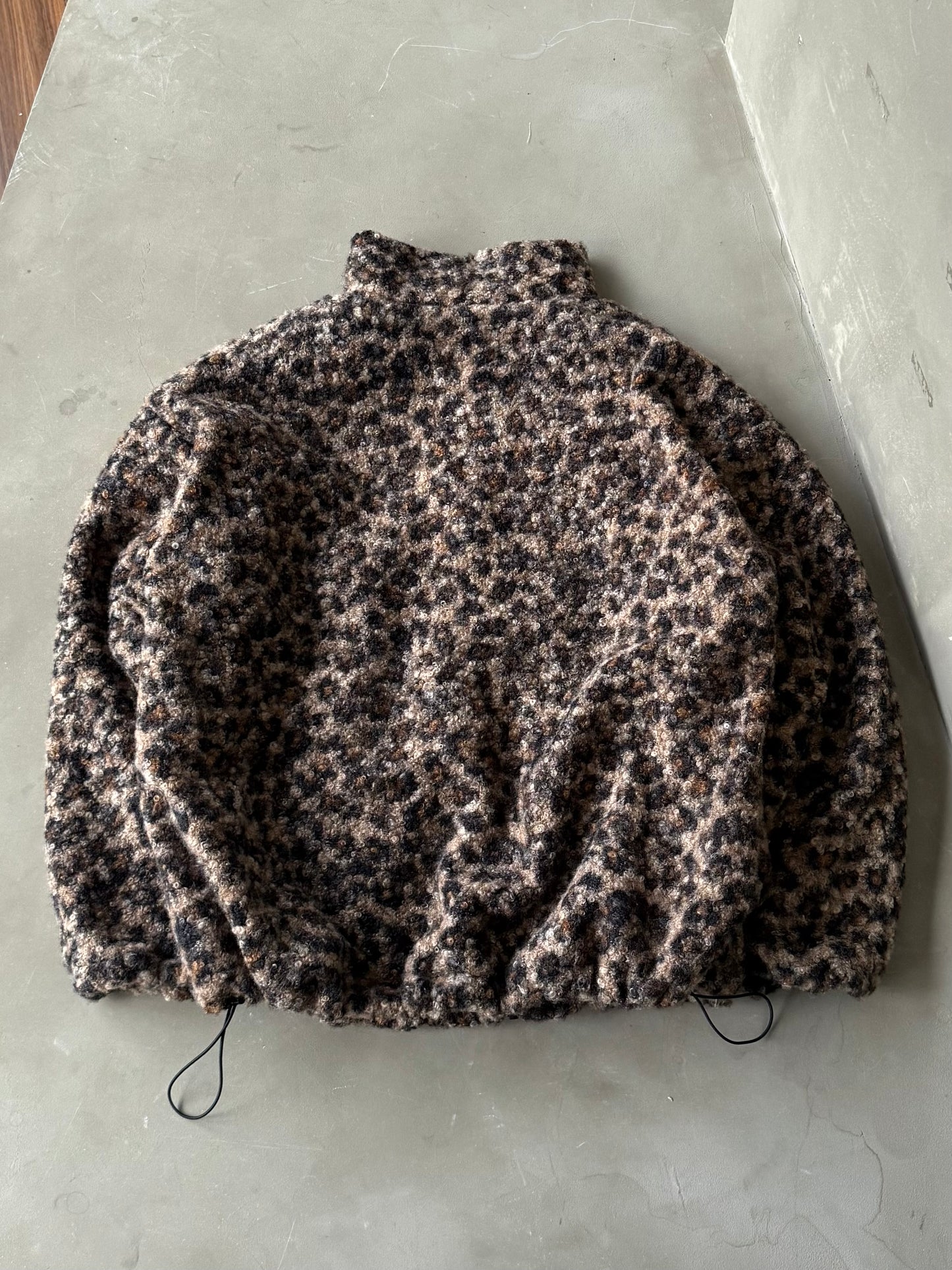 レオパードボアジップジャケット DPB86166