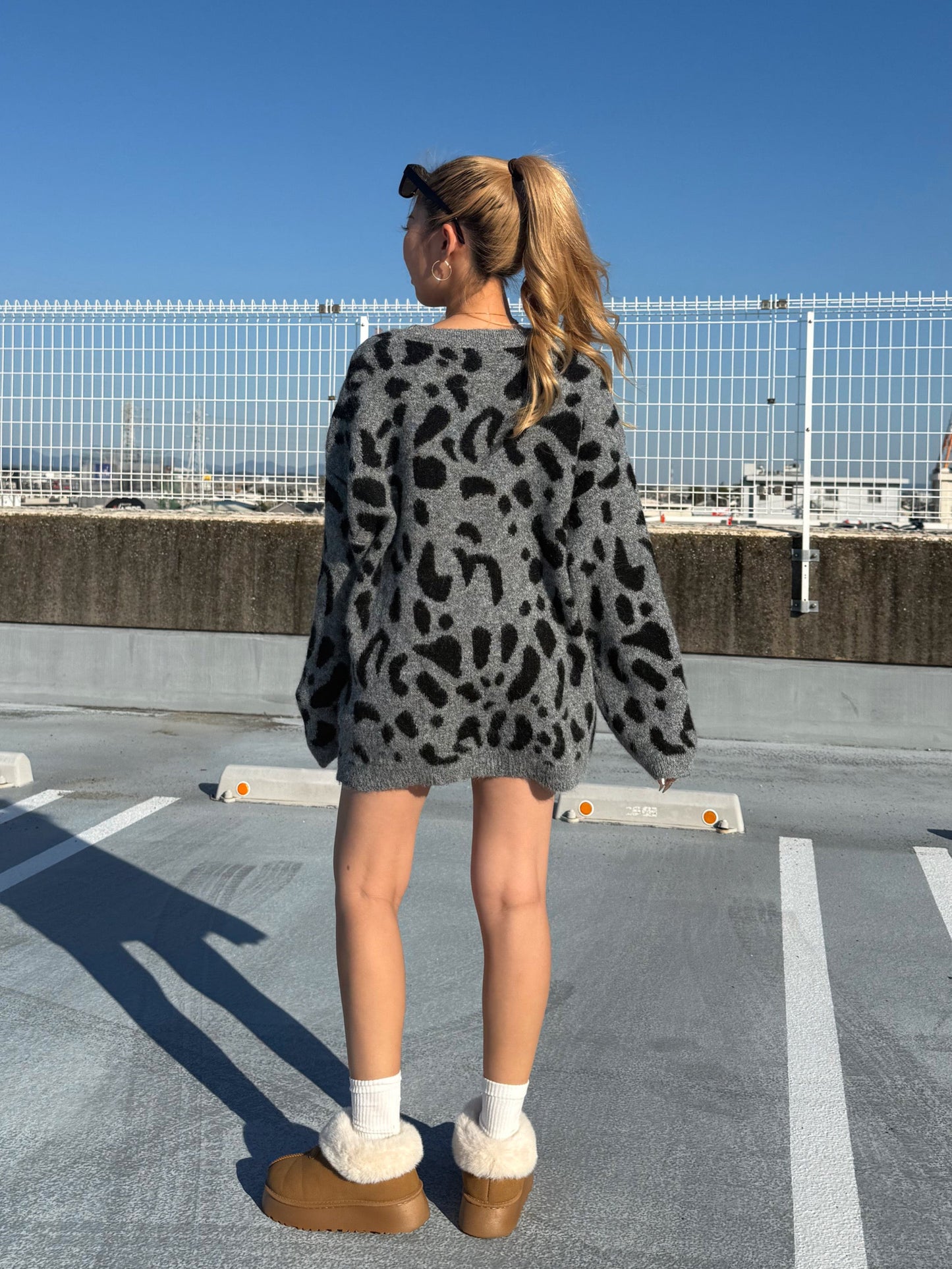 レオパードニットトップス DPB73525