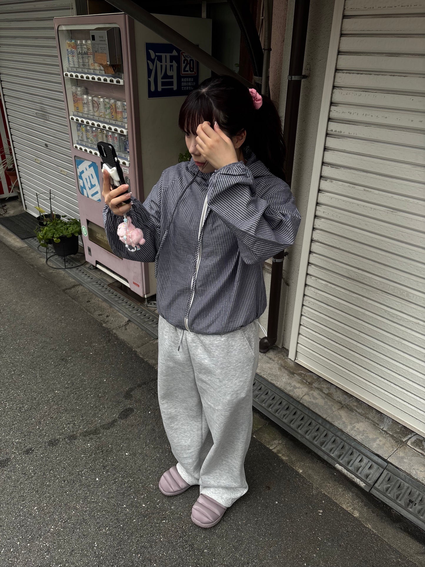 ストライプマウンテンパーカー DPB89081