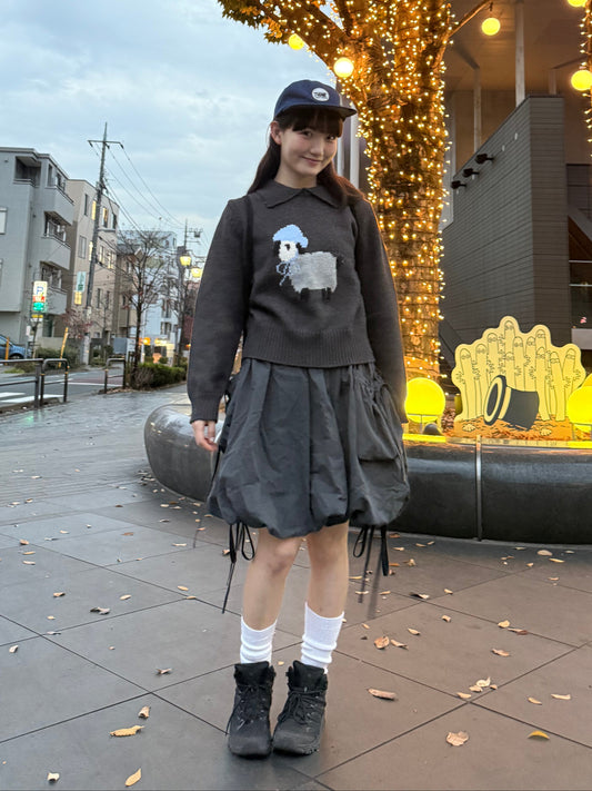 シープステッチカラーニット DPA43717