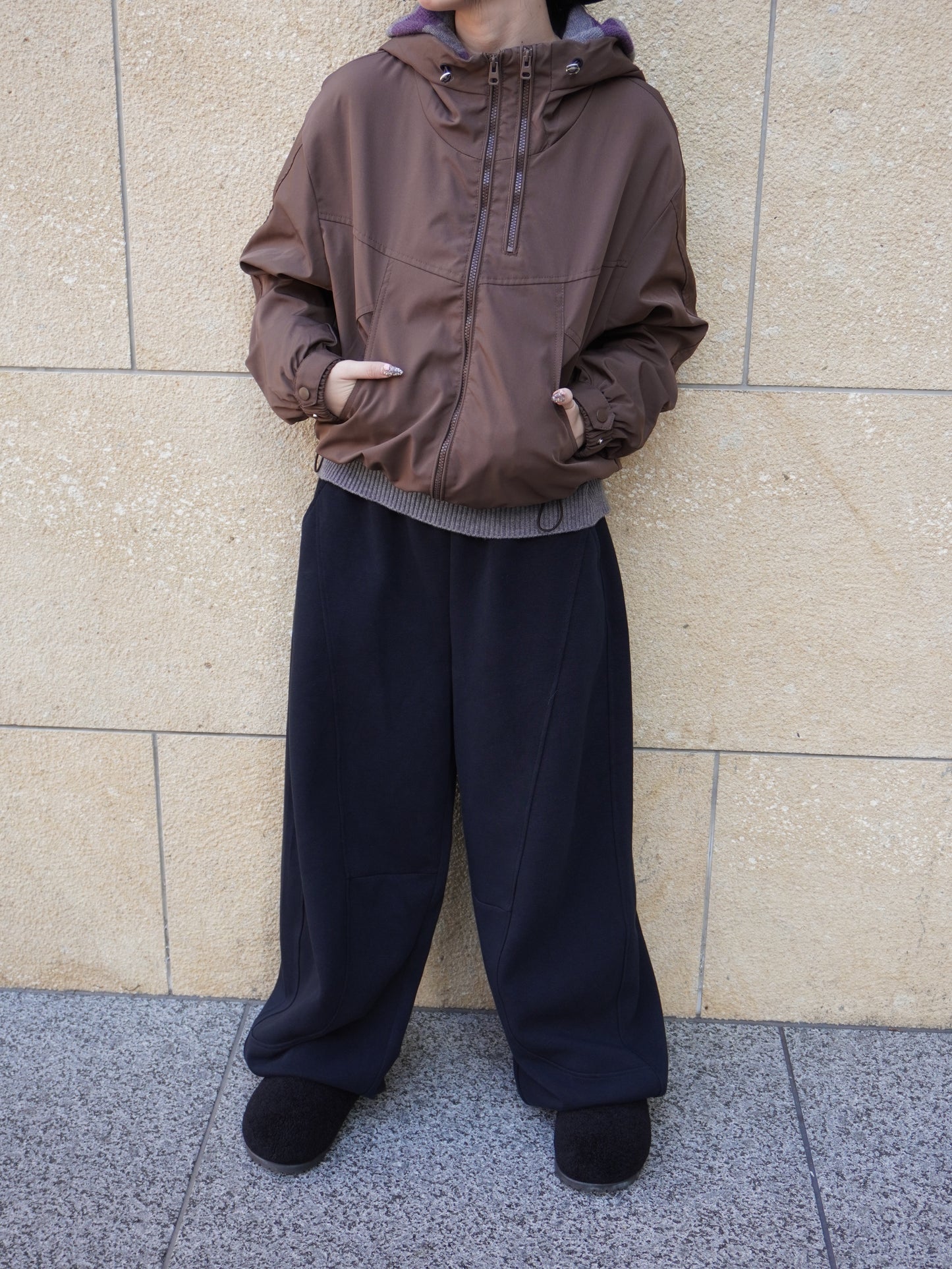 ニットベルトバルーンスウェットパンツ DPB85360