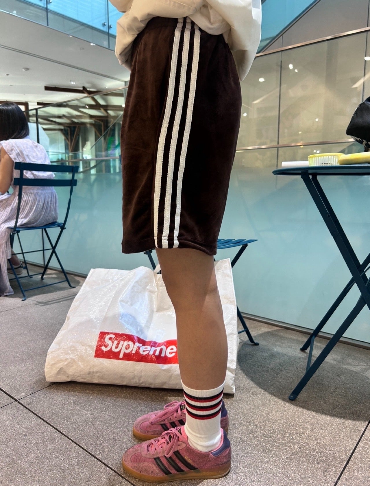 ラインアップブラウンハーフパンツ DPB92021