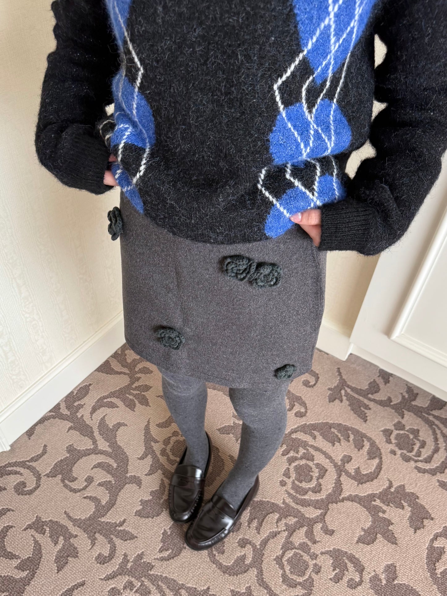 フラワーミニスカート DPA43720