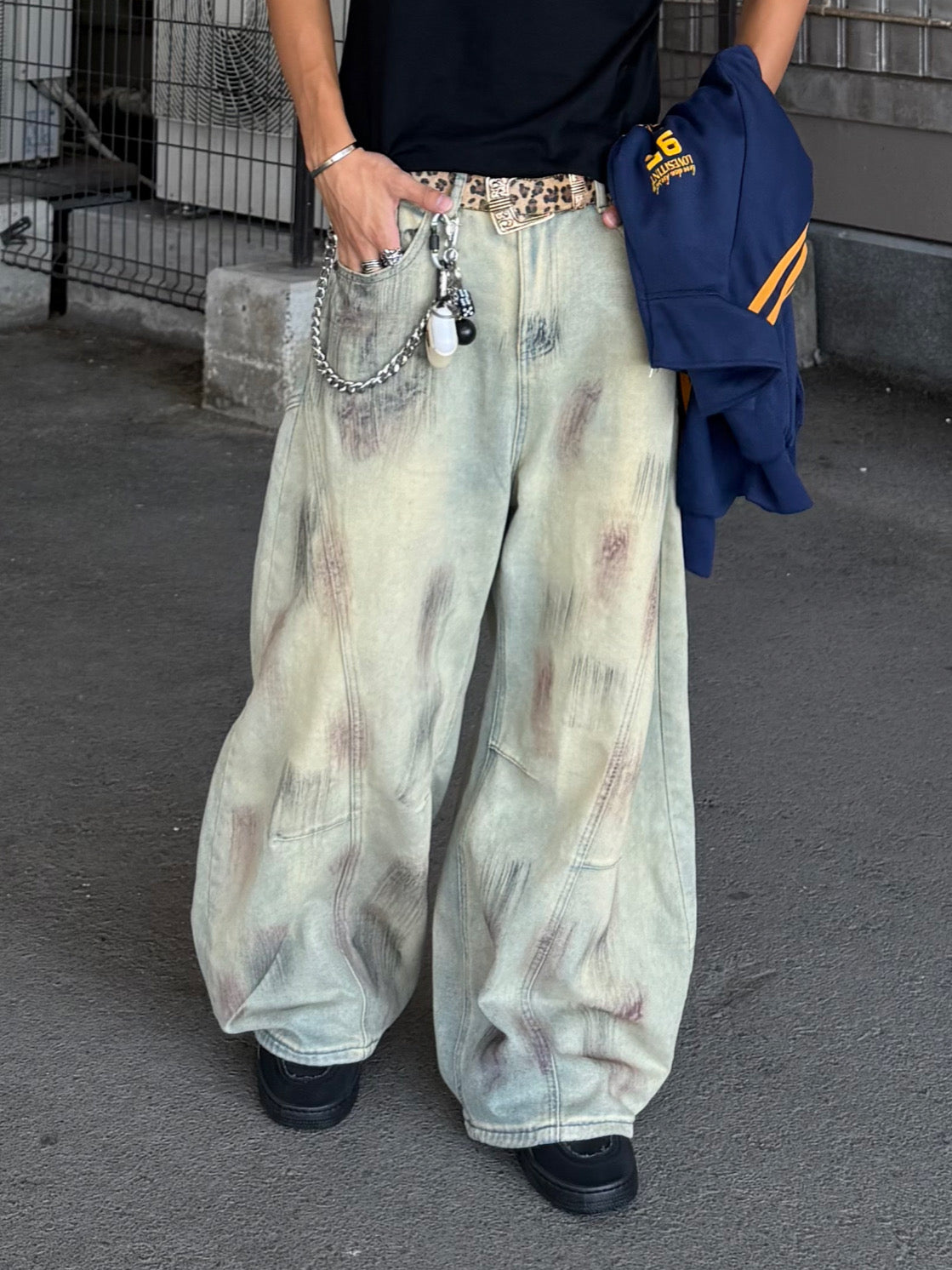 ダメージデザインデニムパンツ DPB90051