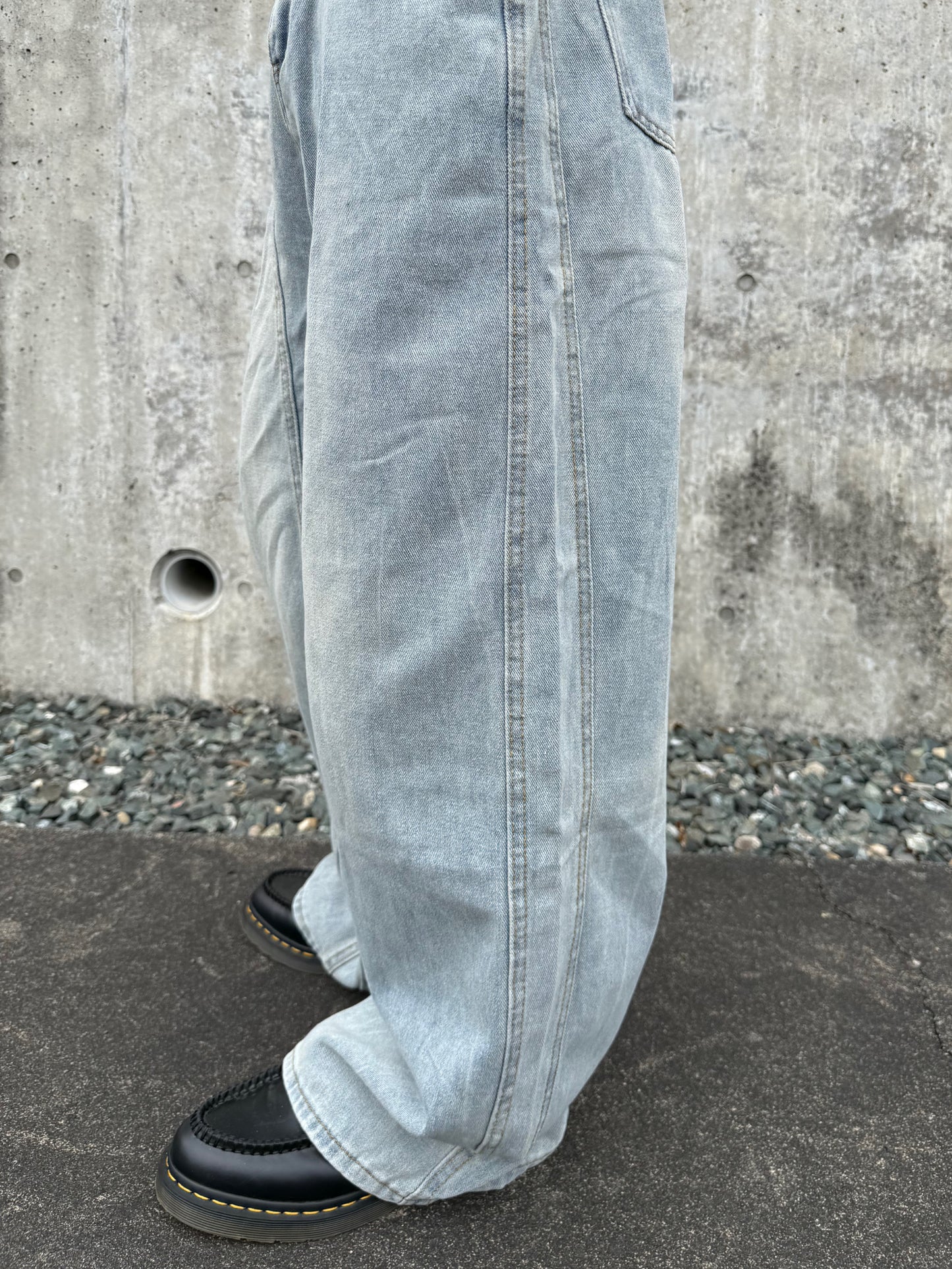 kenshin_ライトカラーワイドデニムパンツ DPB73403