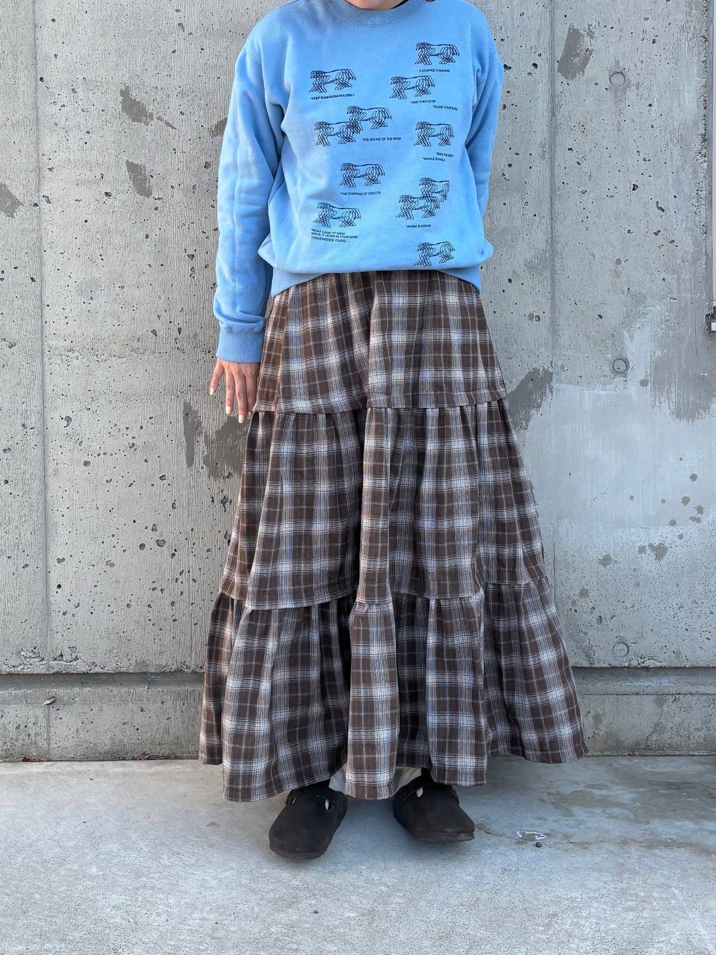 チェックティアードスカート DPB84285