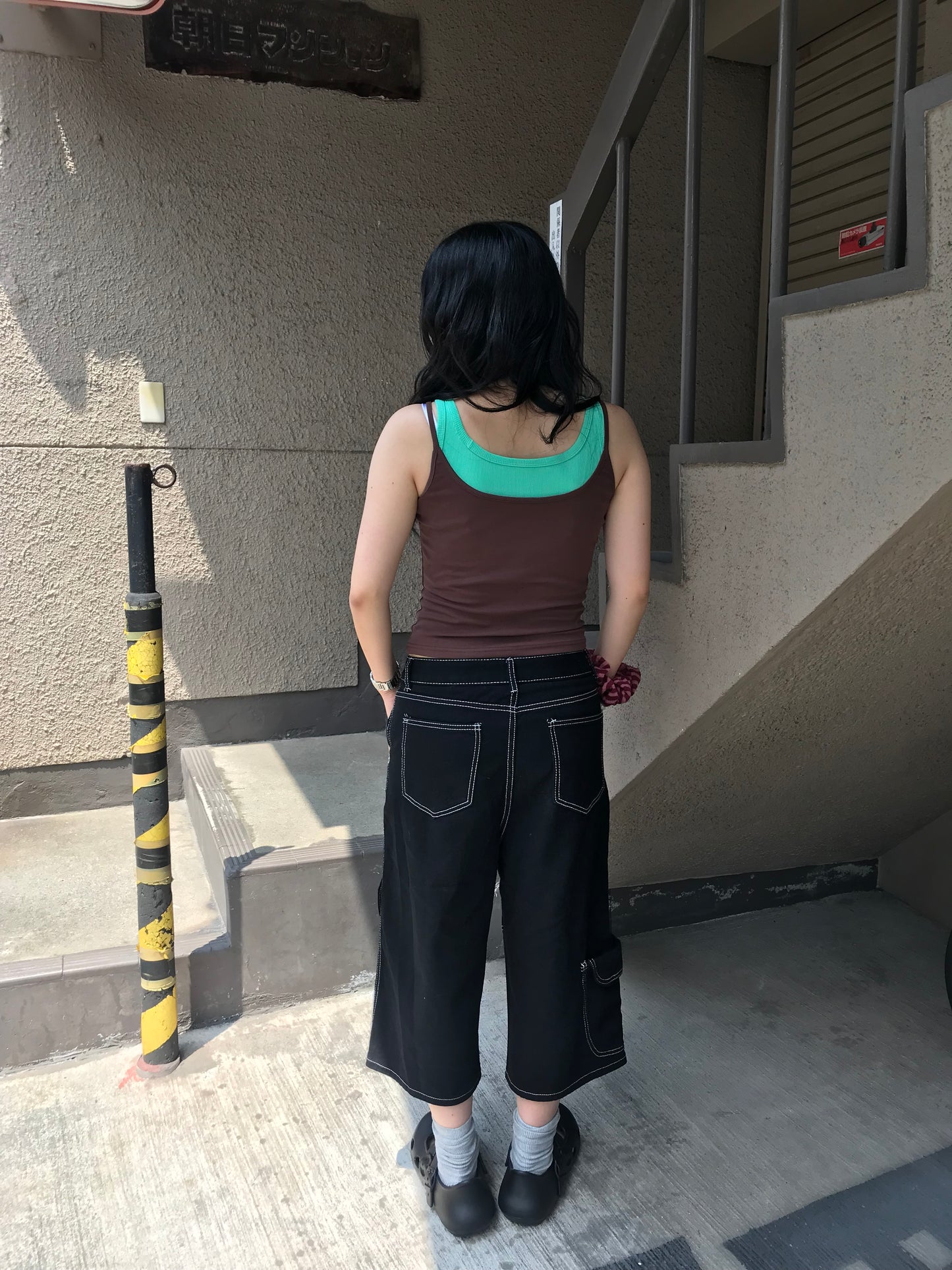 ブラックステッチハーフパンツ DPB89294