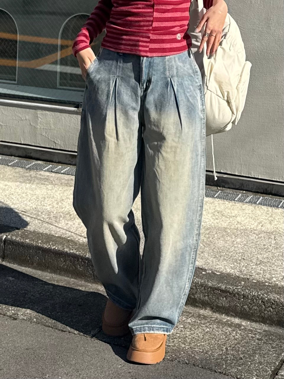 バルーンウォッシュデニムパンツ DPB91078